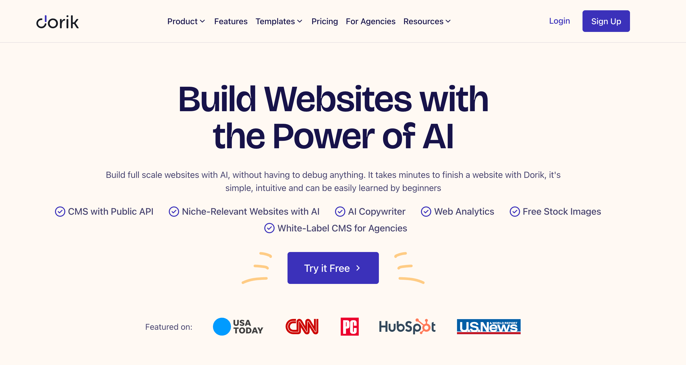 Dorik sits at the intersection of simplicity and value. 