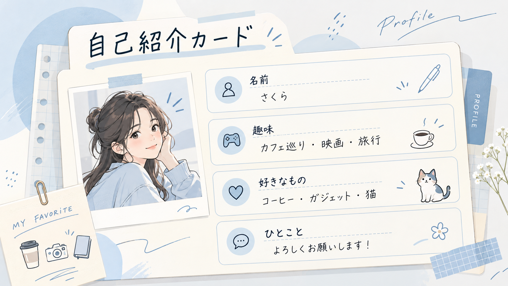 自己紹介カード