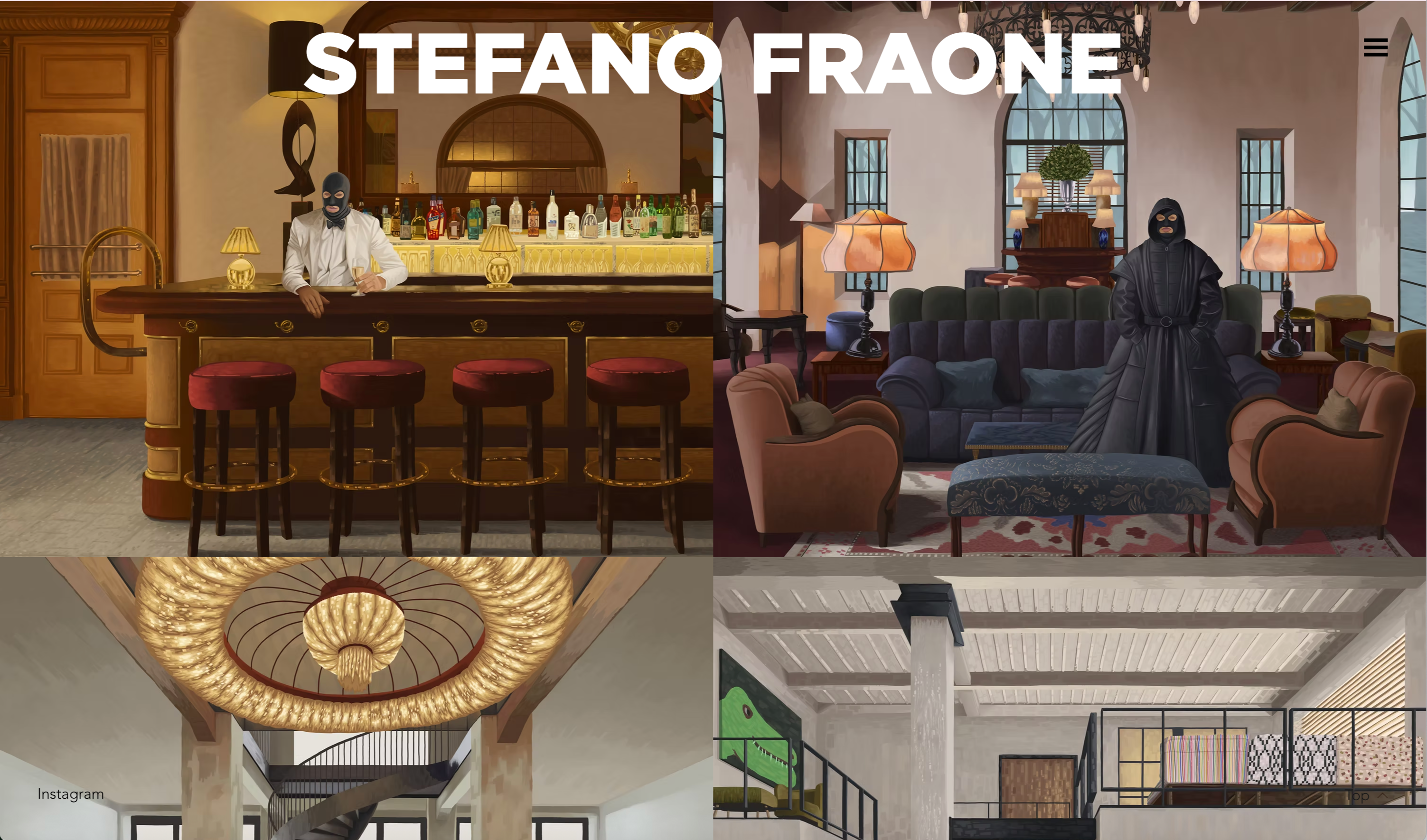 Stefano Fraoneのポートフォリオサイト