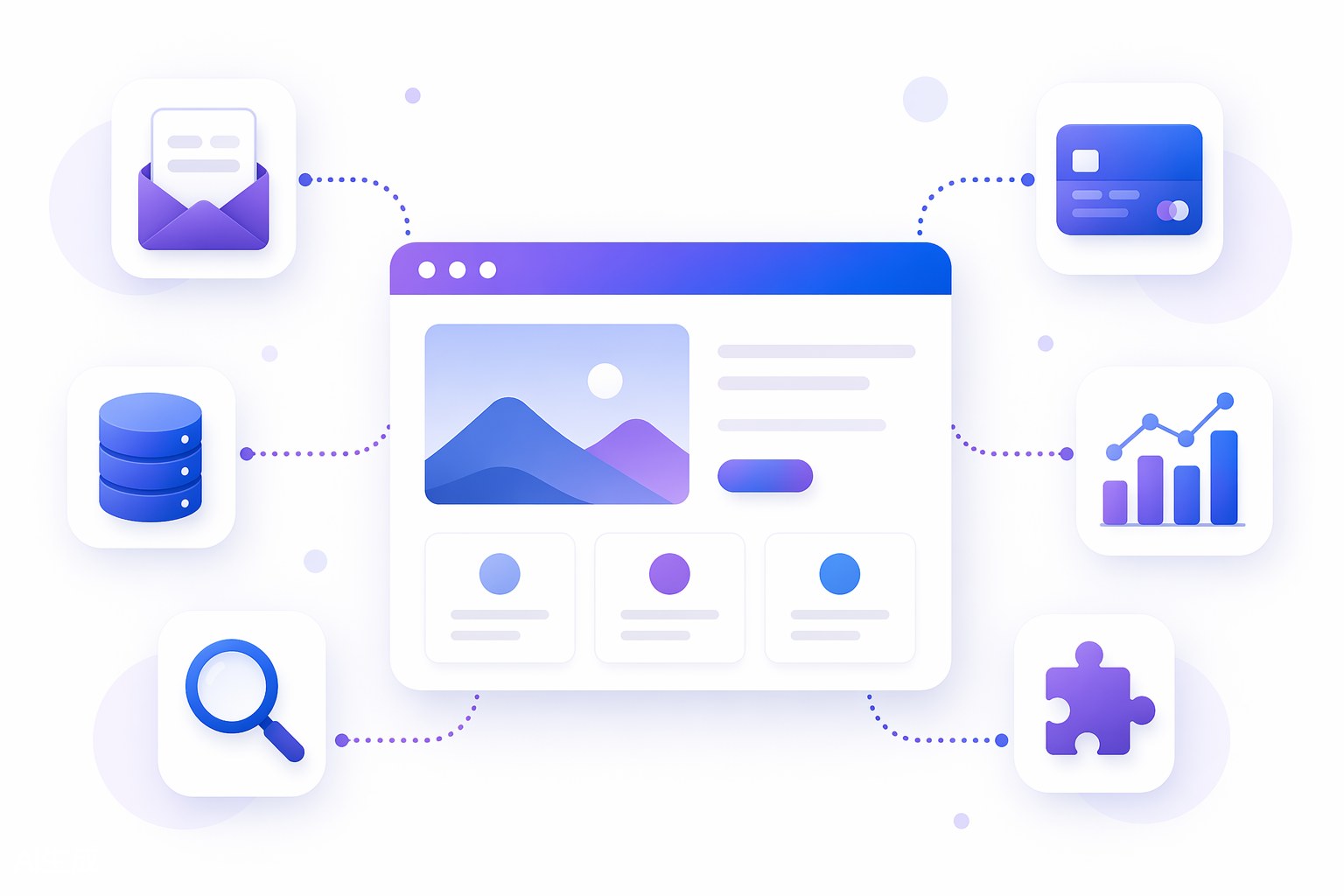 Adding forms, payments, analytics, and integrations to an AI-generated website