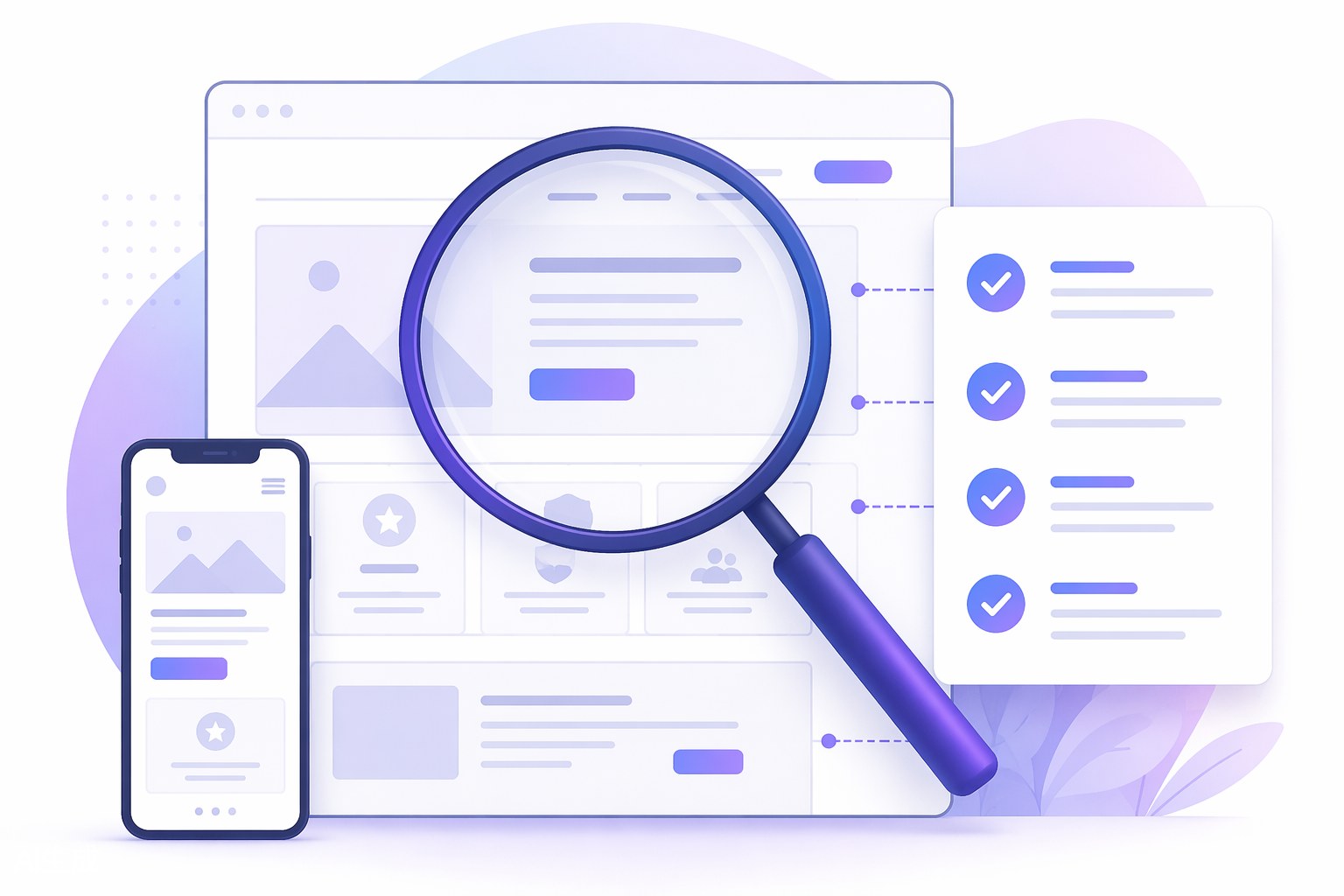 Reviewing the structure and conversion flow of an AI-generated website.jpg