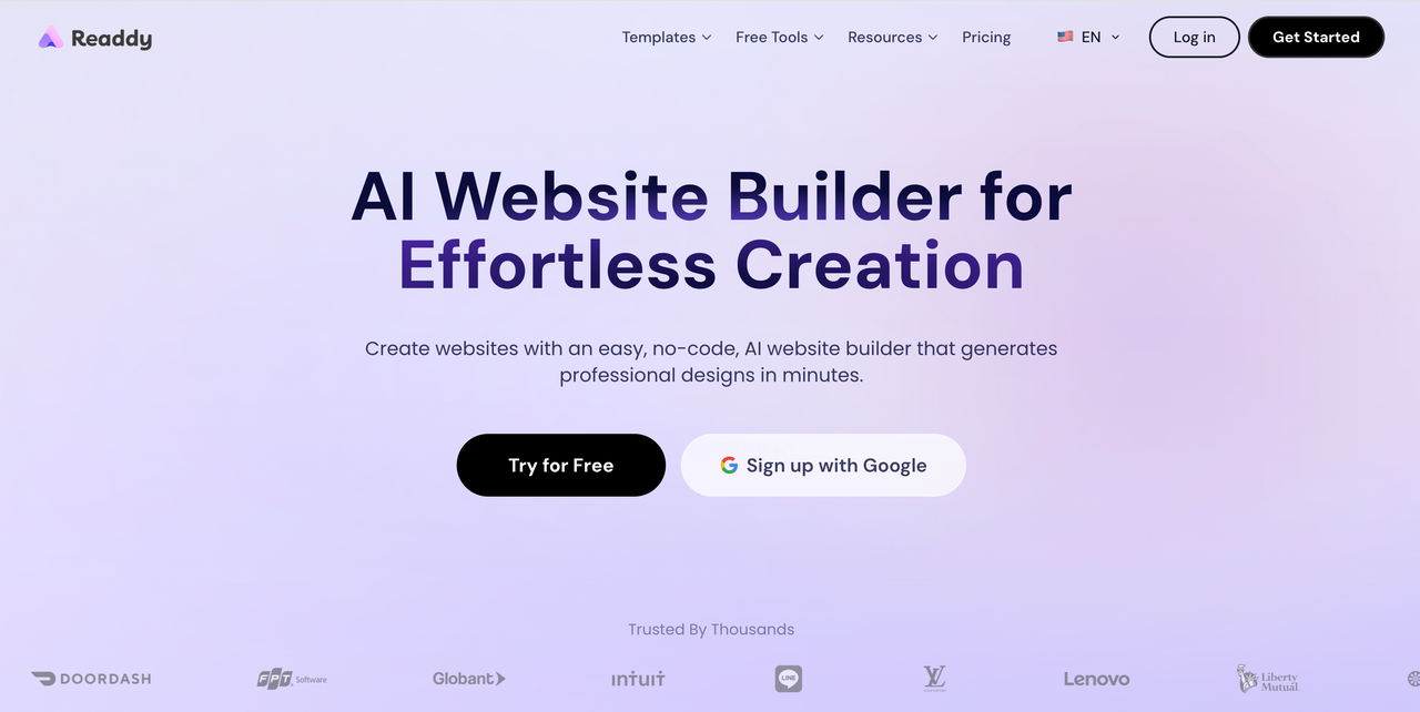 Readdy: Your AI Website Builder