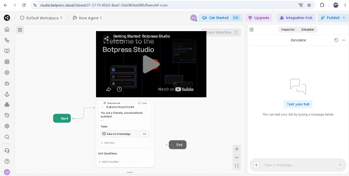 Botpress chatbot platform