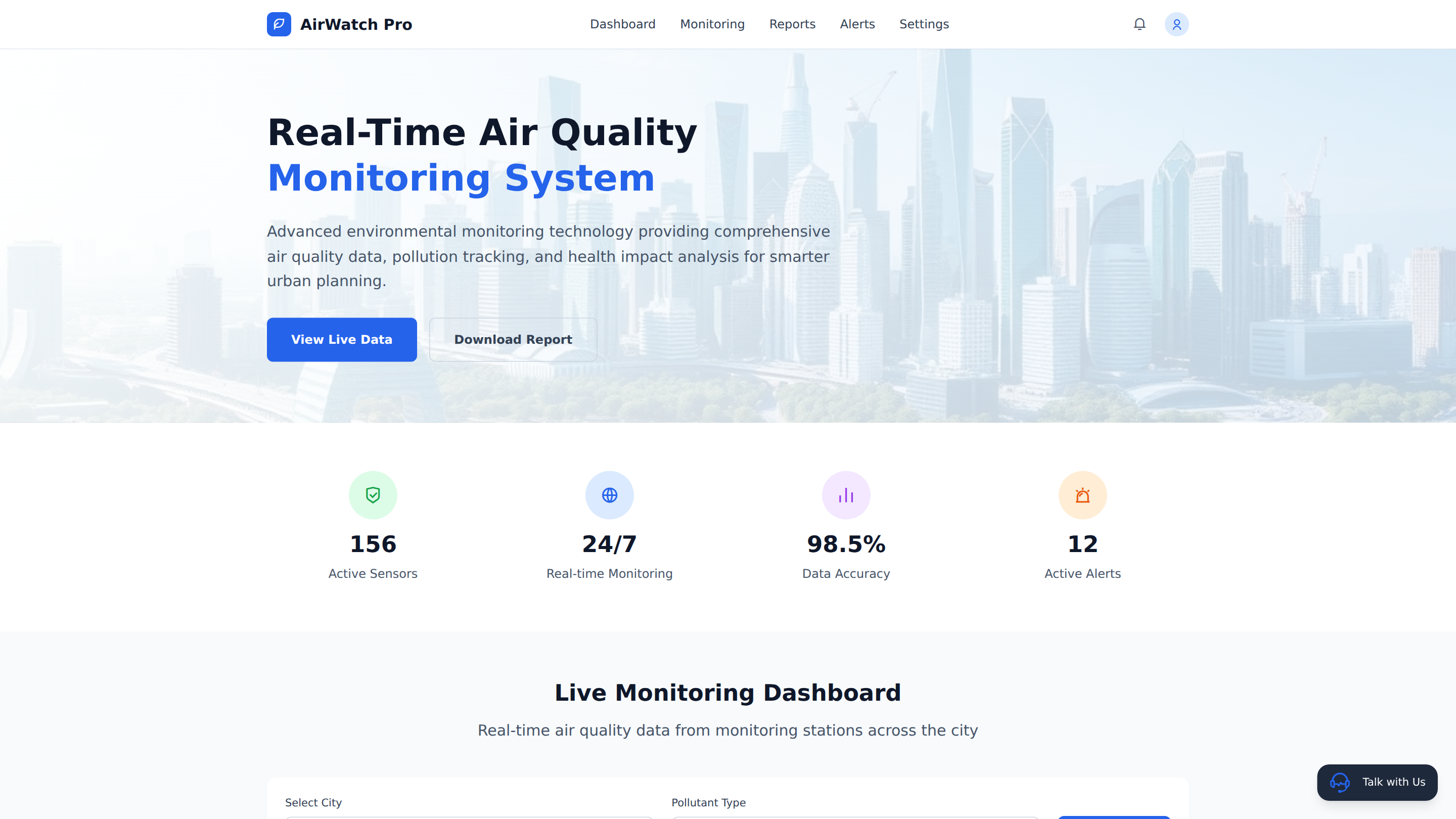 Pollution Monitoring System