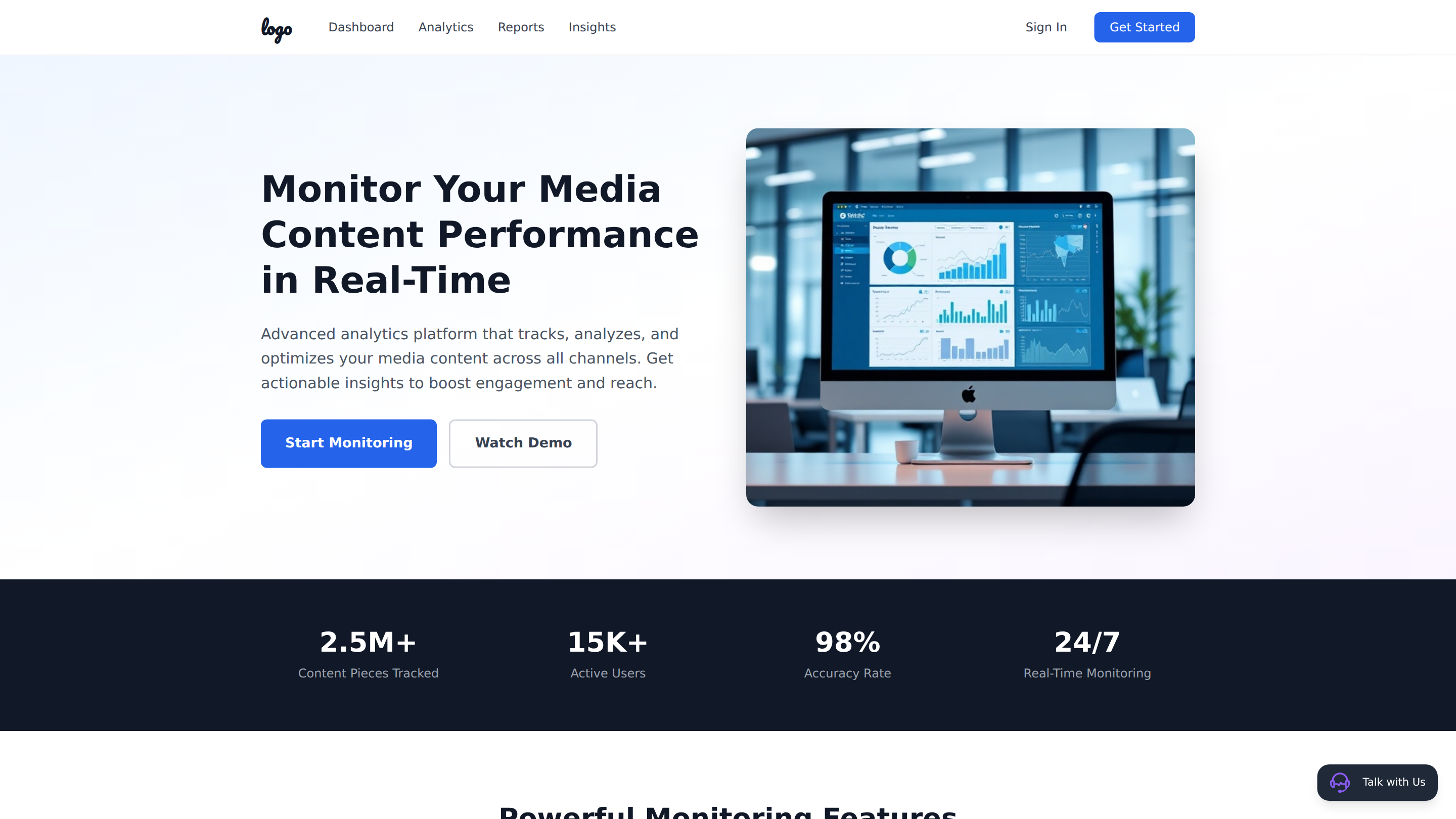 Media Content Analysis Monitoring