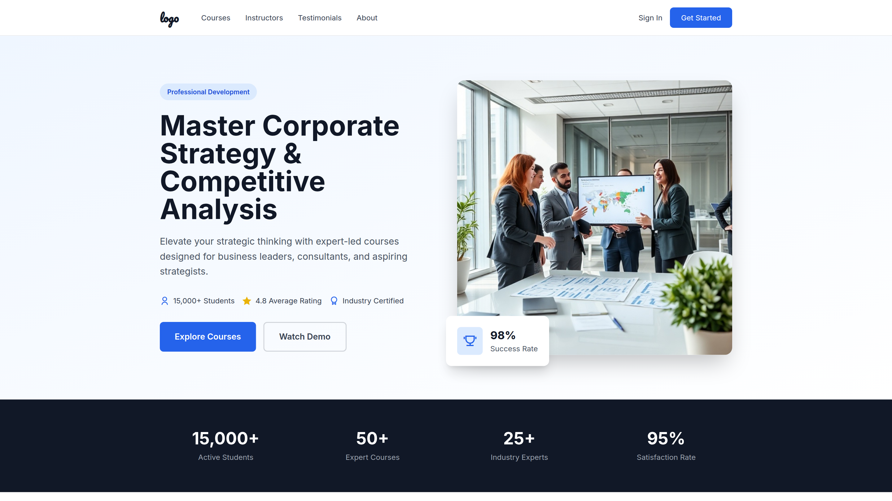 Corporate Strategy & Competitive Analysis Courses