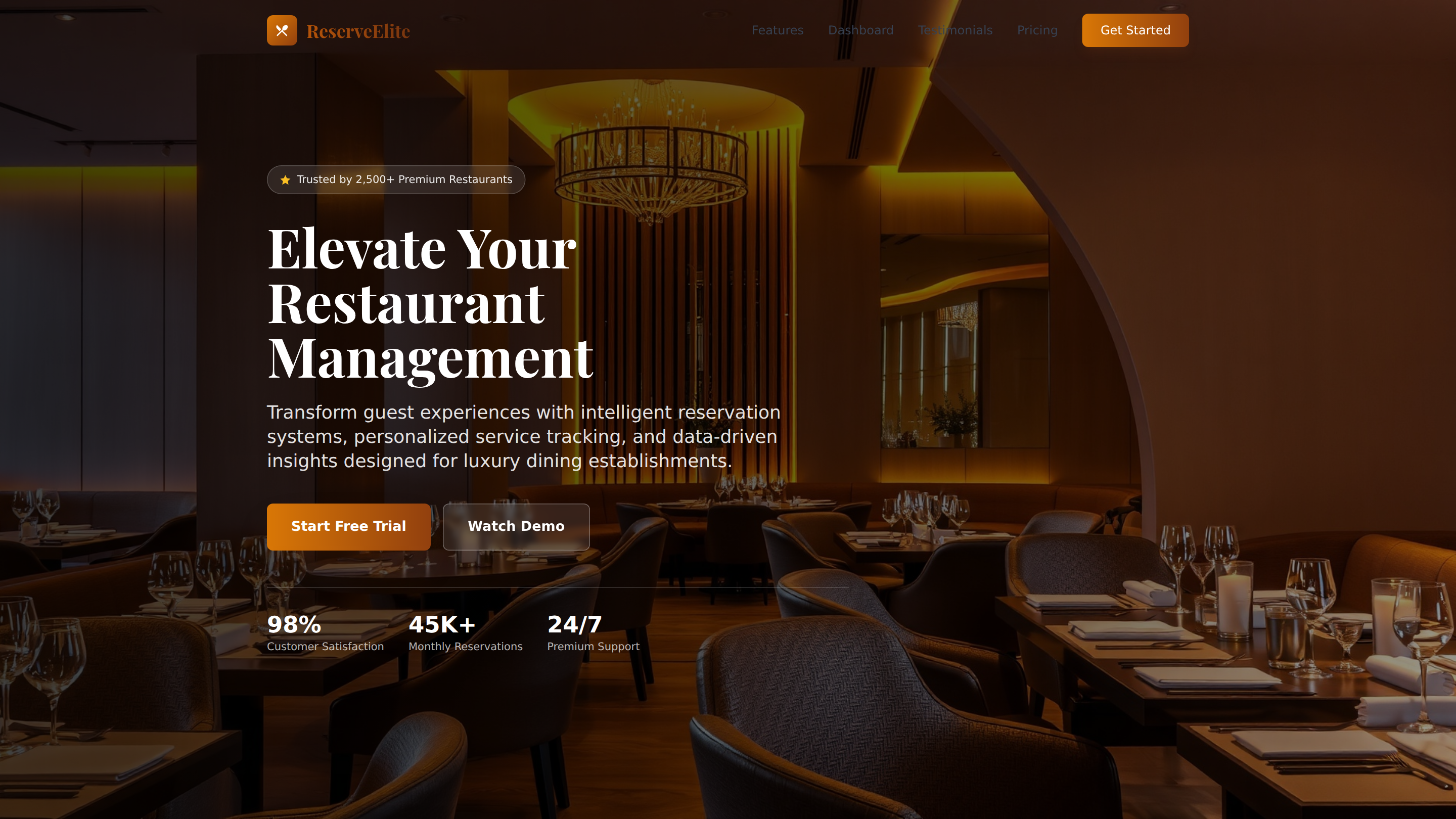 High-End Restaurant Customer Management