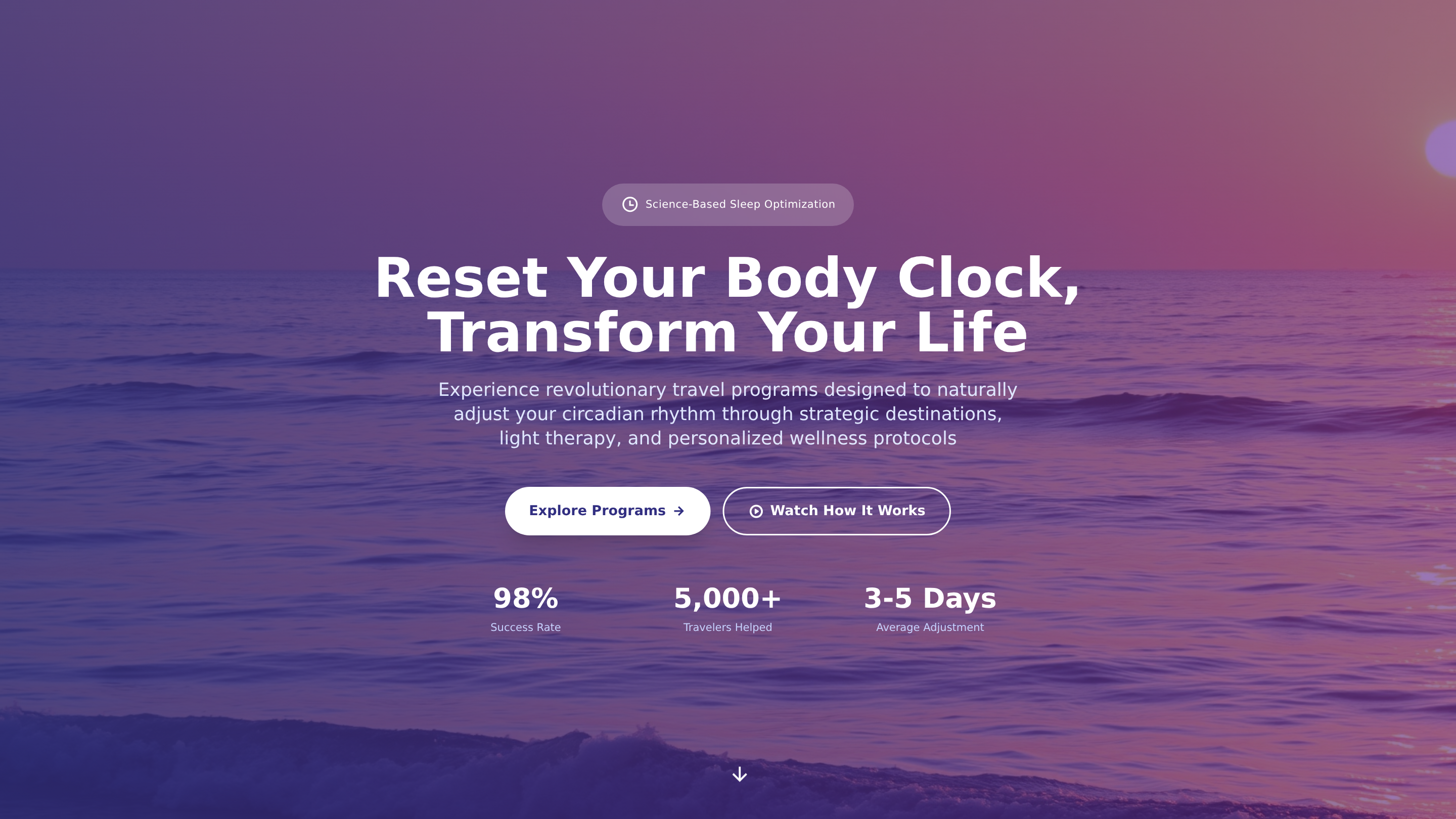 Circadian Rhythm Adjustment Tourism