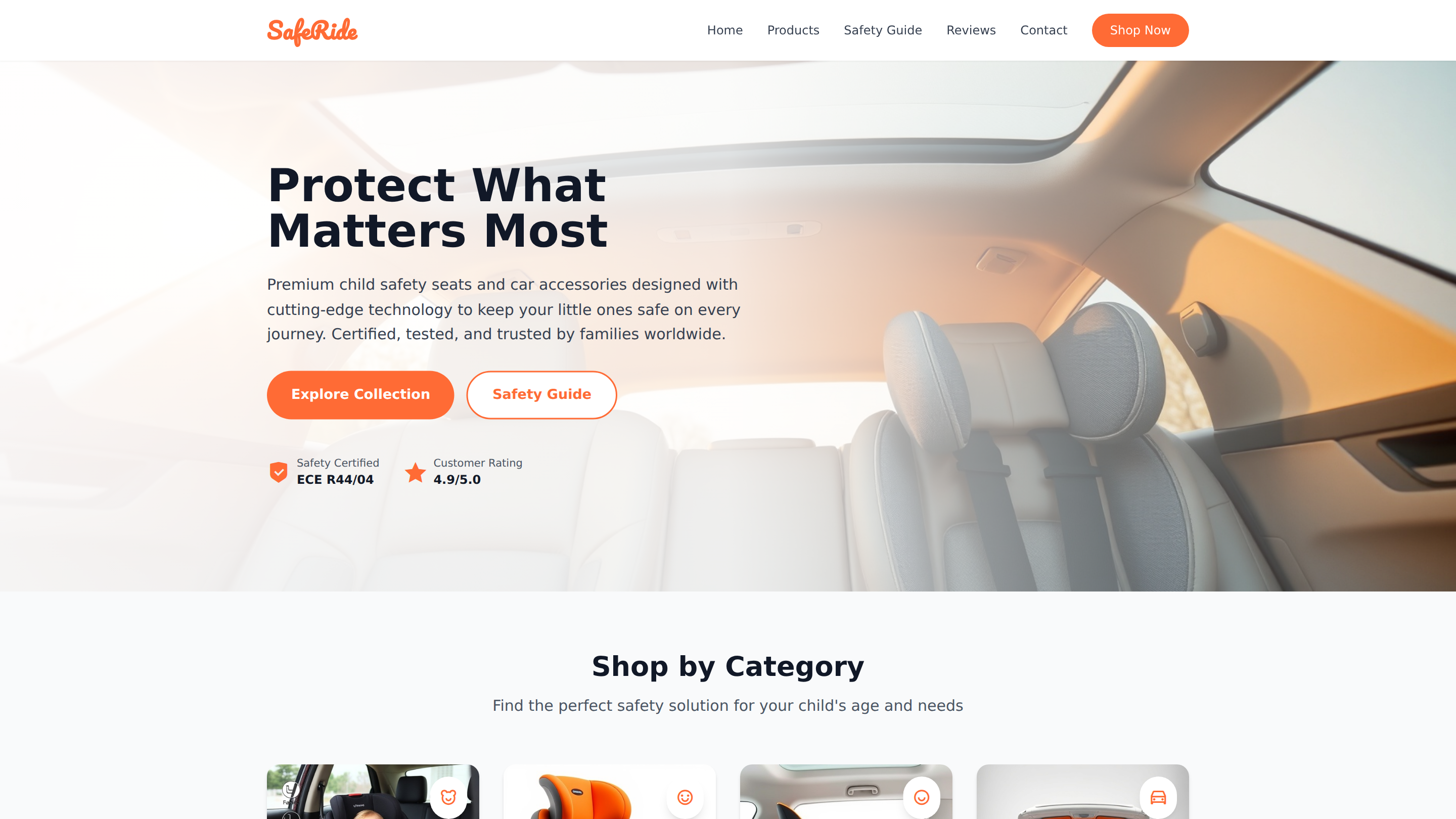 Child Safety Seats & Car Accessories