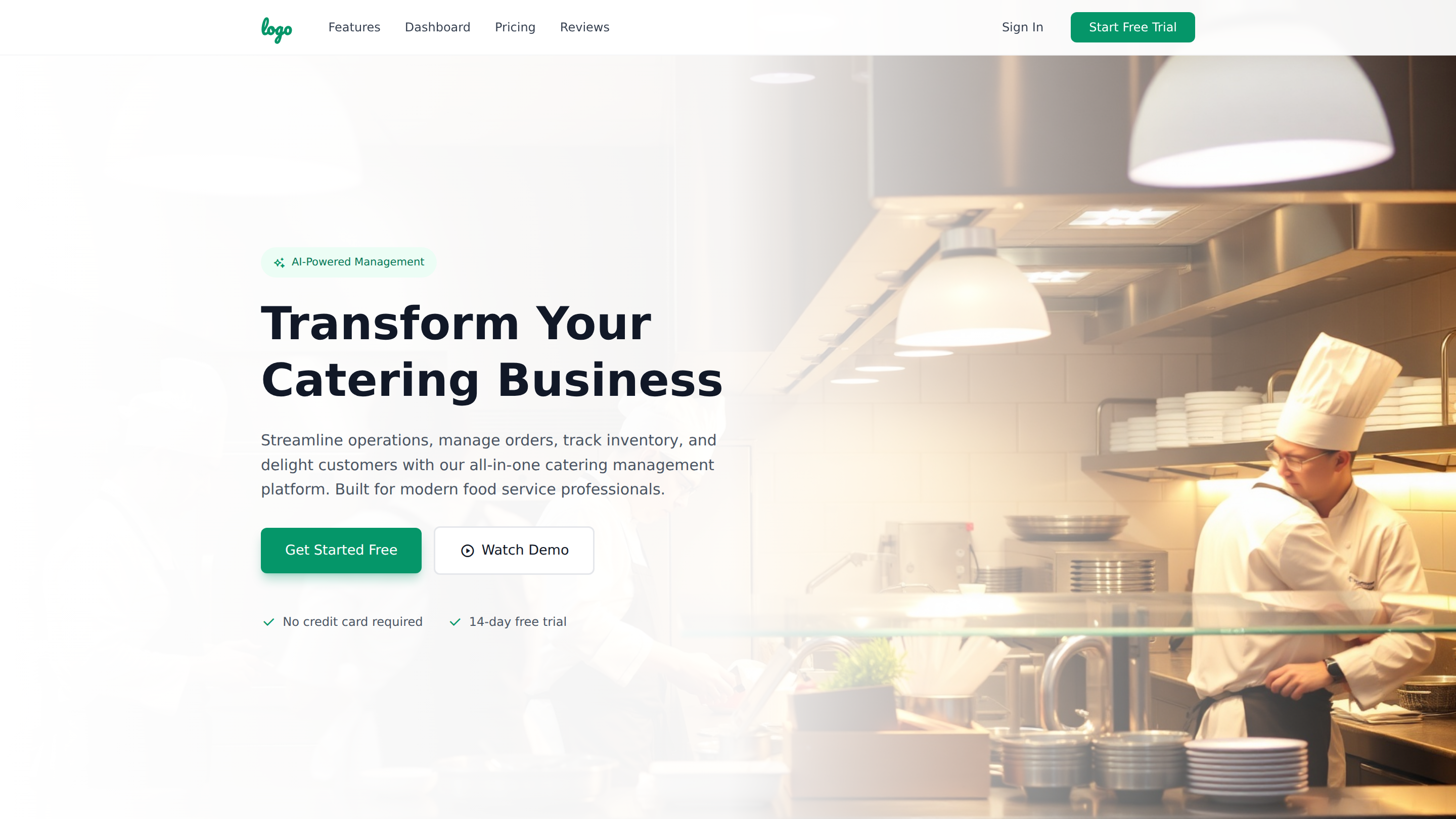 Catering Management System Development