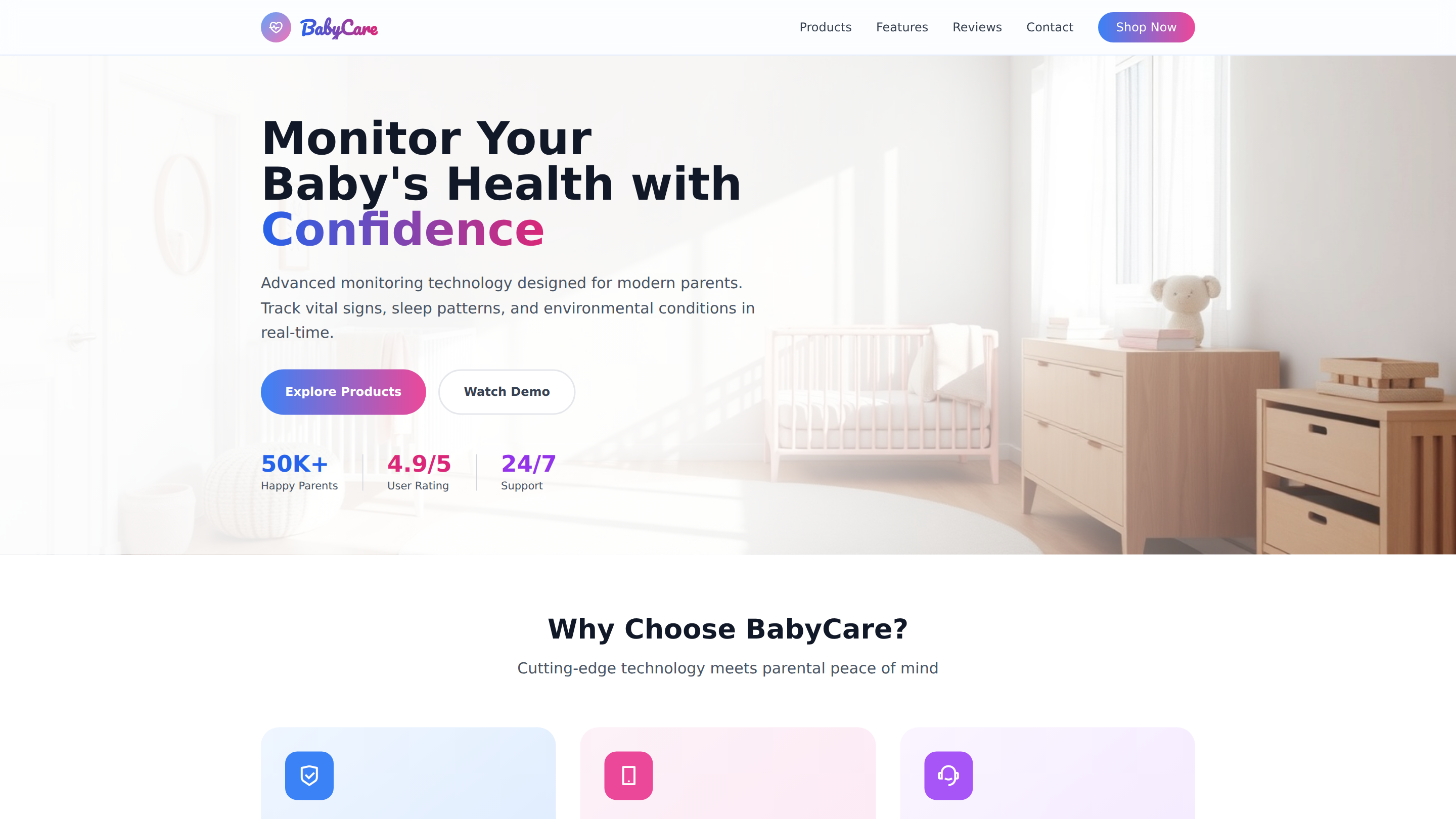 Baby Care and Health Monitoring Equipment
