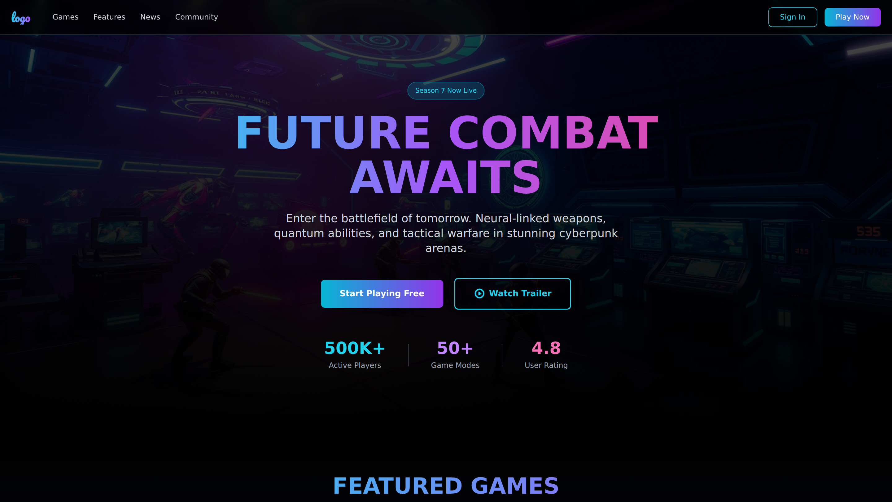 Sci-Fi and Future Technology Combat Games