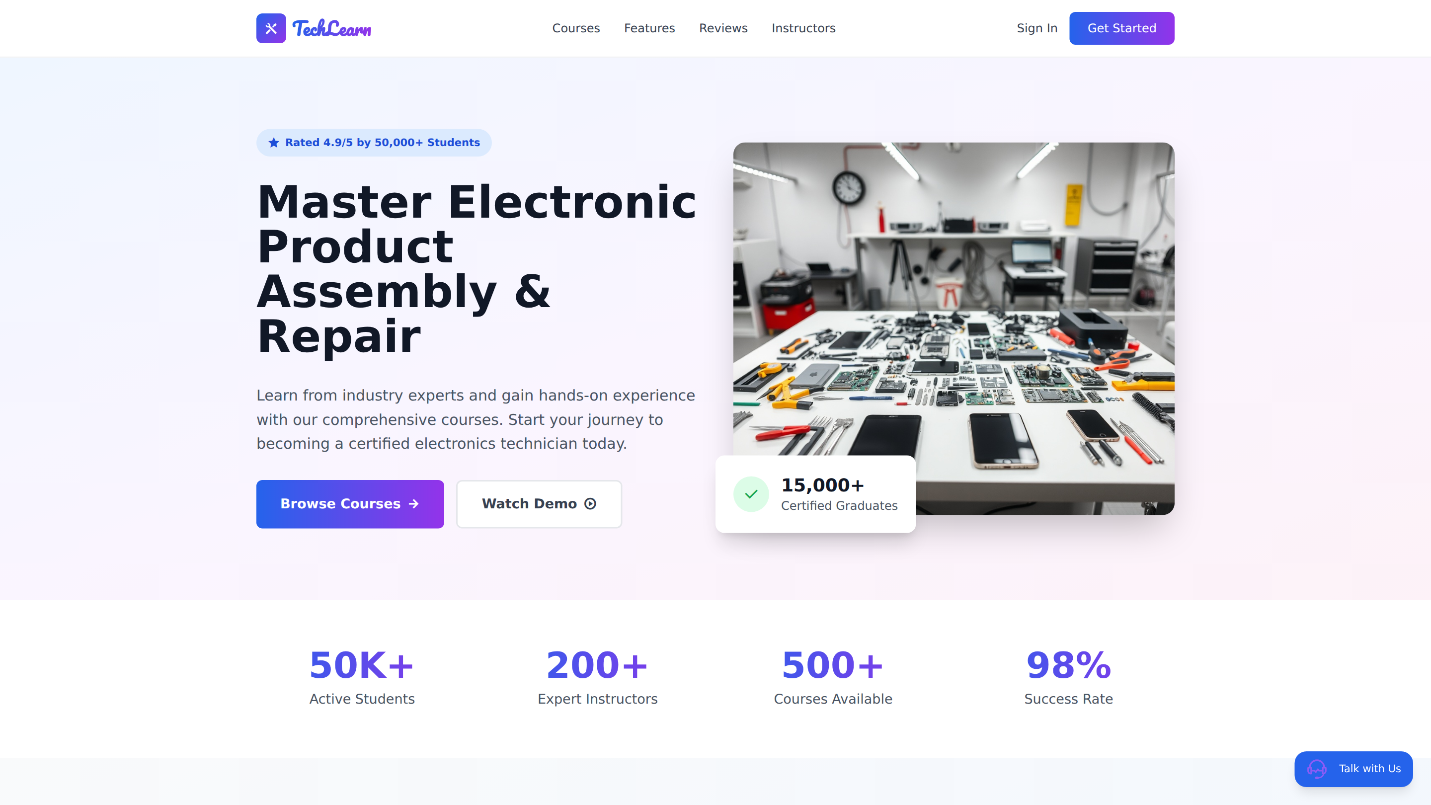 Electronic Product Assembly and Repair Courses