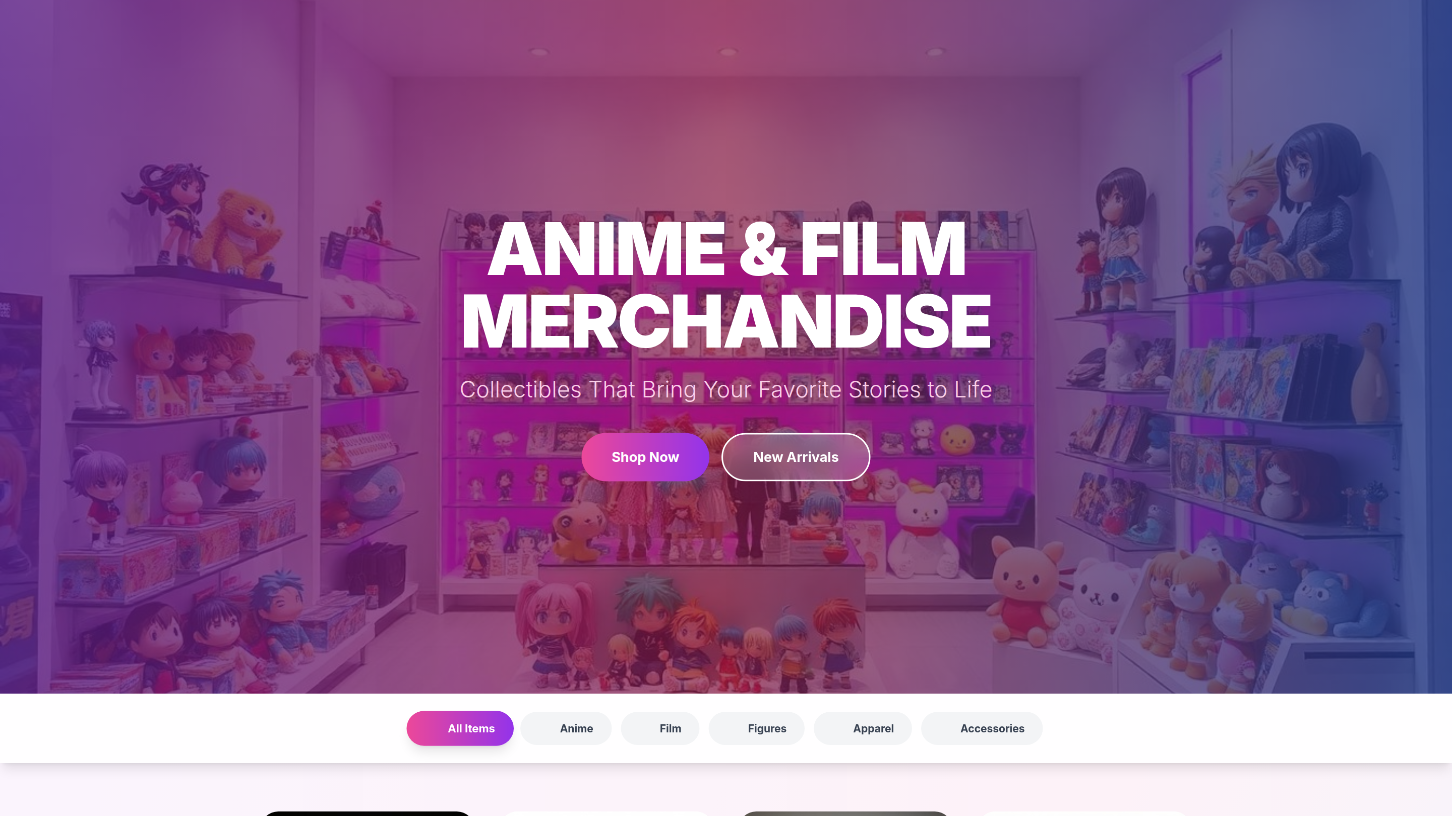 Anime and Film Merchandise