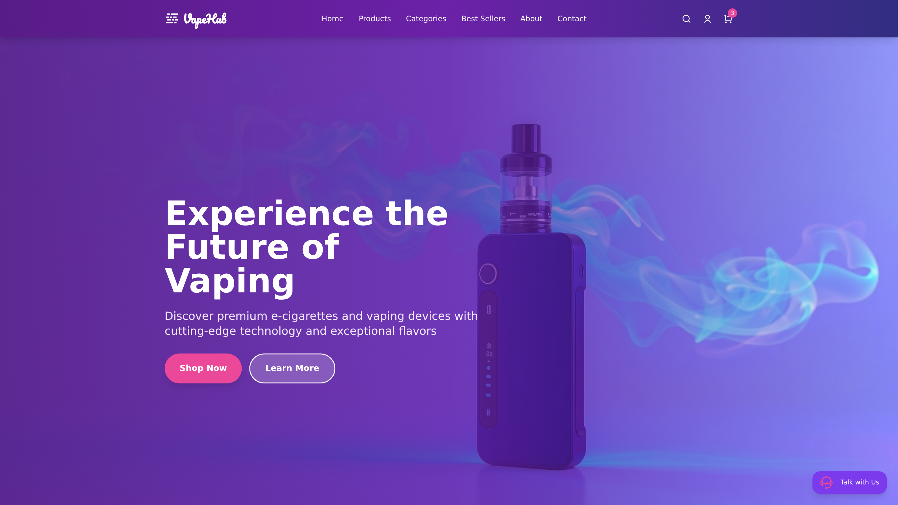 VapeHub - E-cigarettes Sales Platform