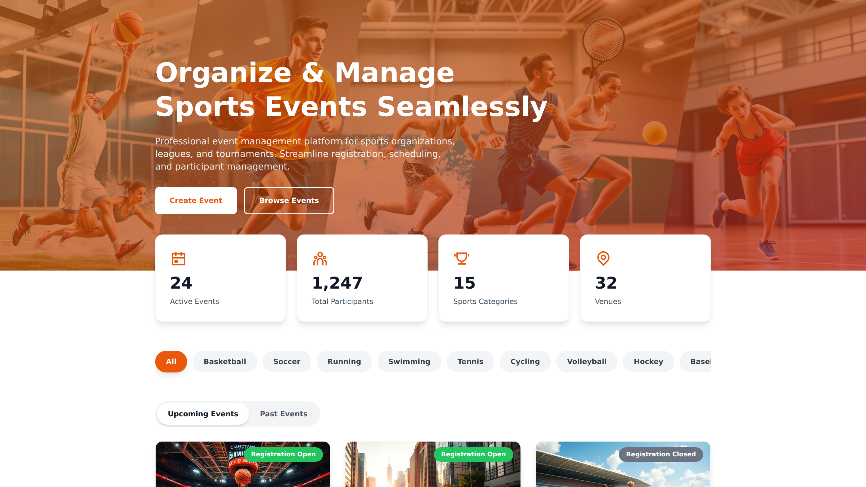 Sports Event Management and Organization
