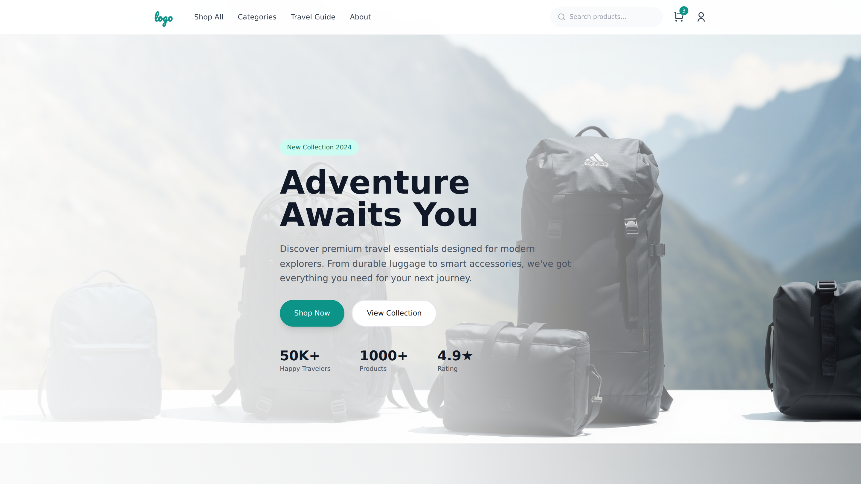 Travel Supplies E-Commerce Platform