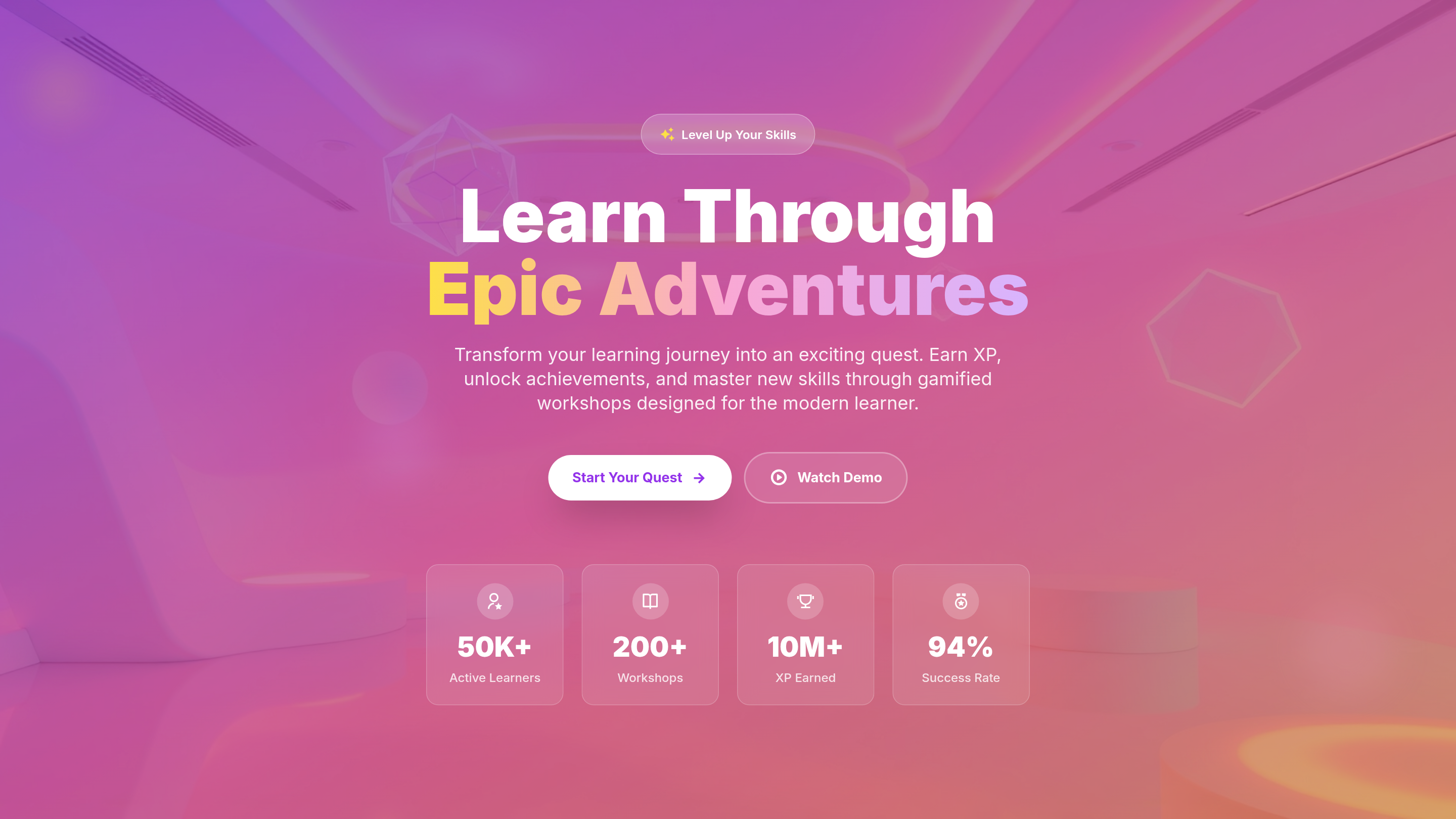 Gamified Workshops & Learning Experiences