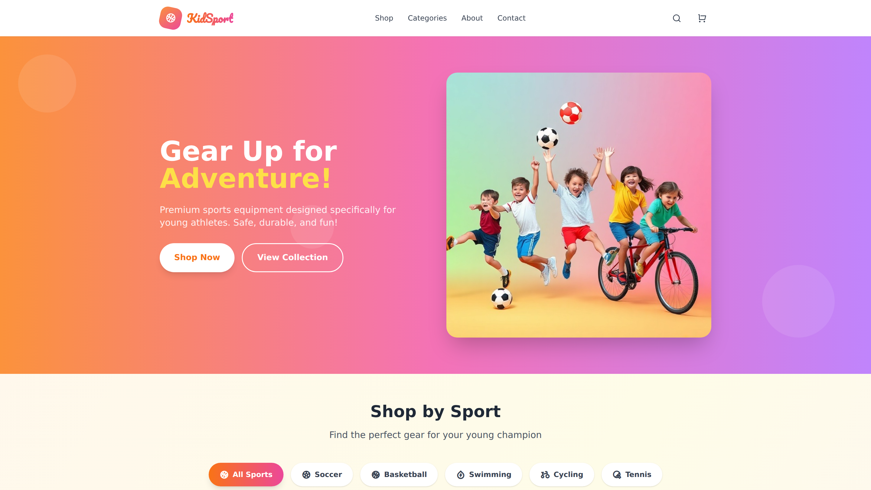 Children's Sports Gear