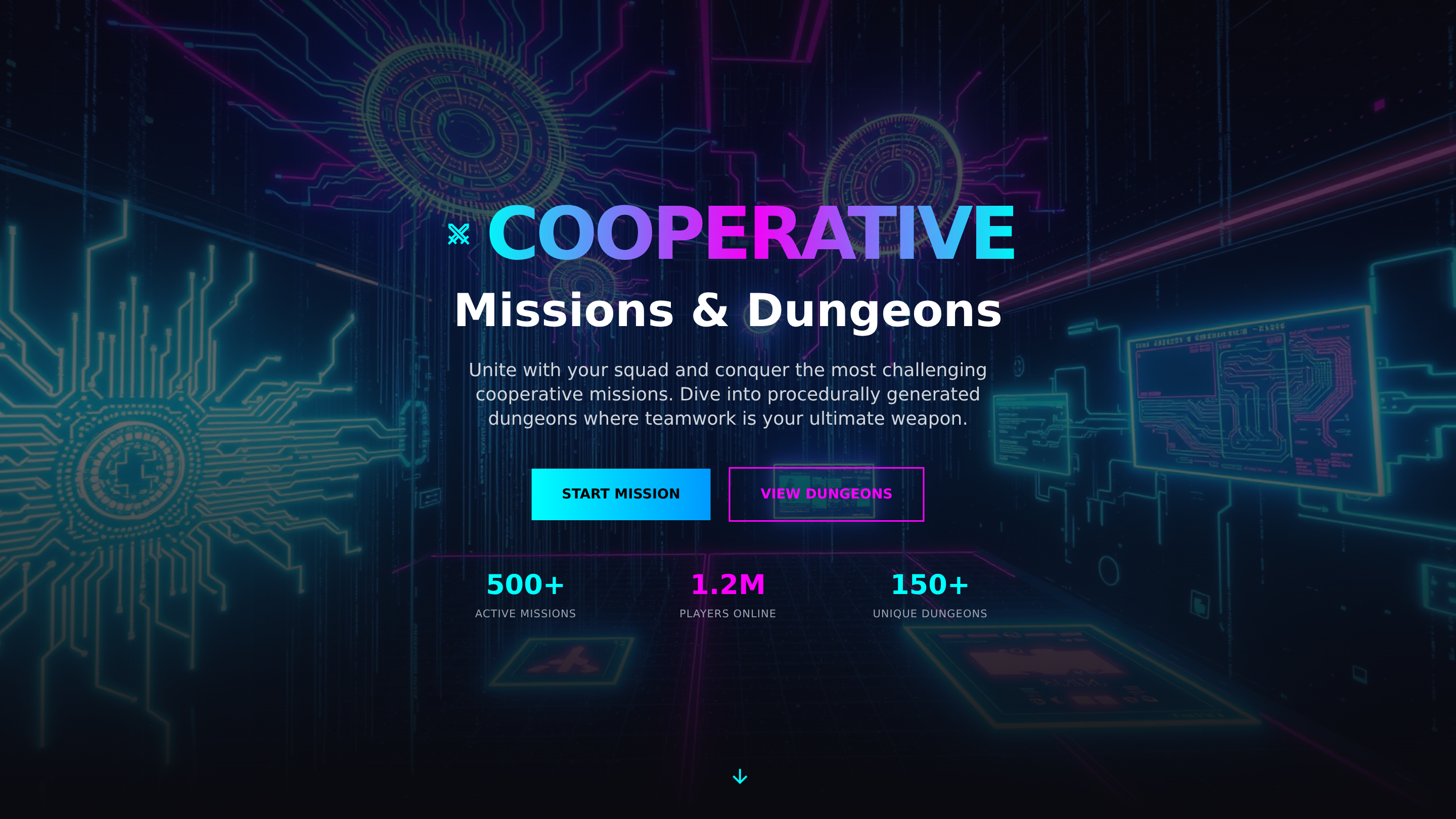 In-Game Cooperative Missions and Dungeons