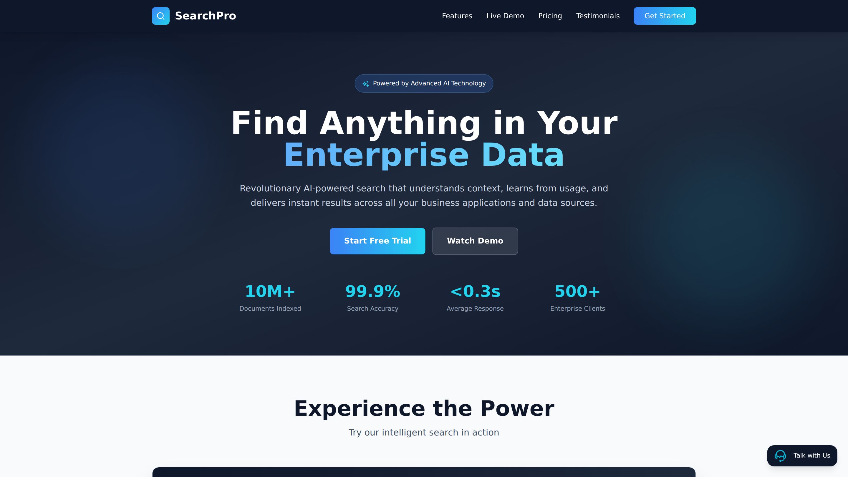 Enterprise Smart Search Tool