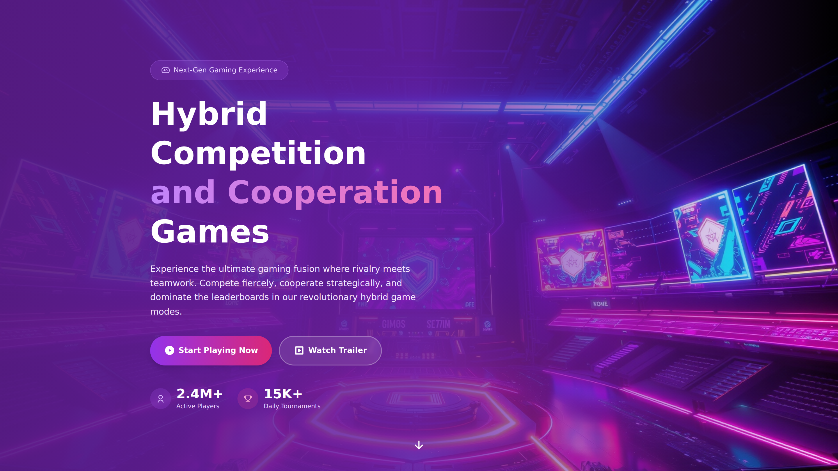 Hybrid Competition and Cooperation Games