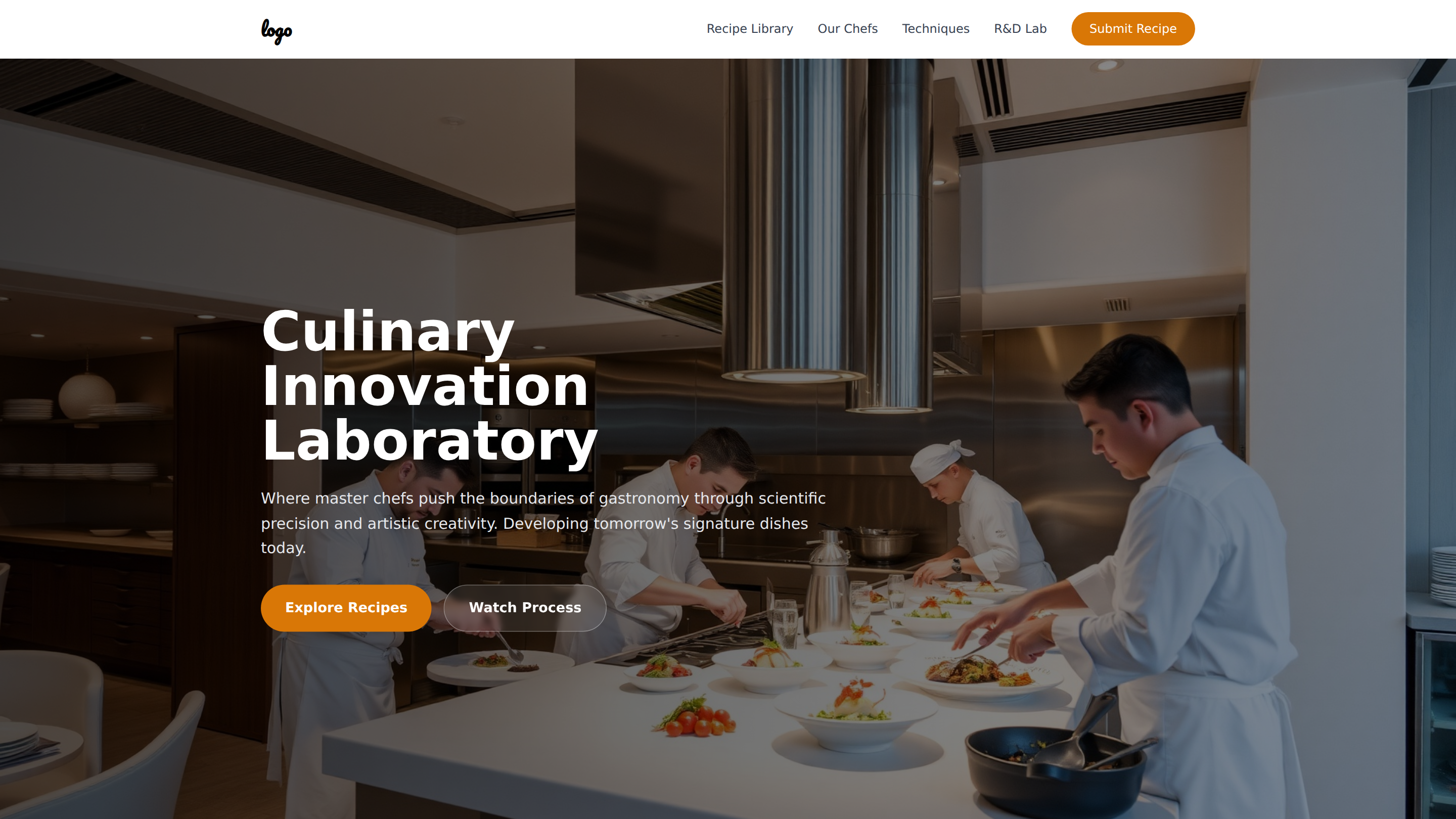 High-End Restaurant Dish Recipe R&D