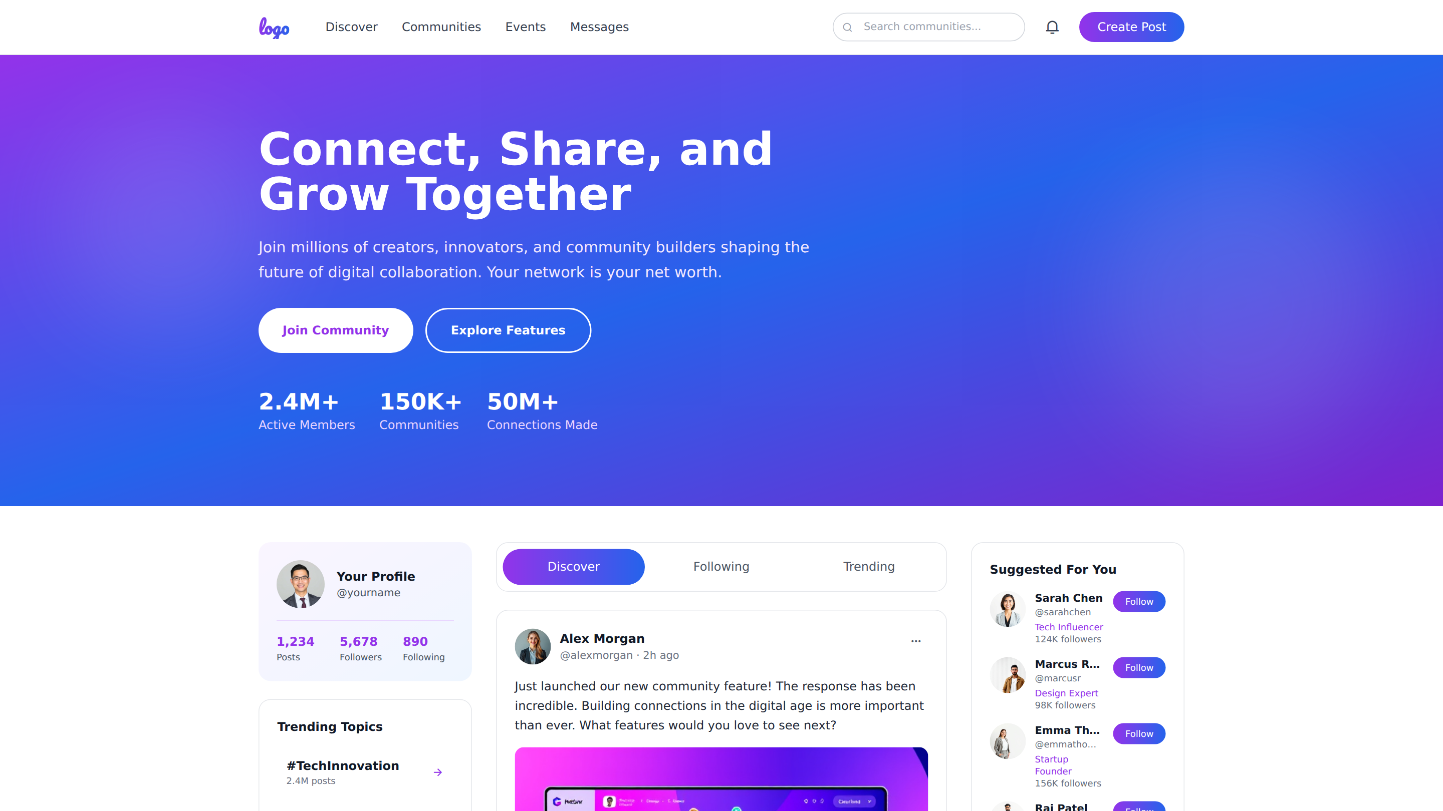 Social Networks Community Platforms