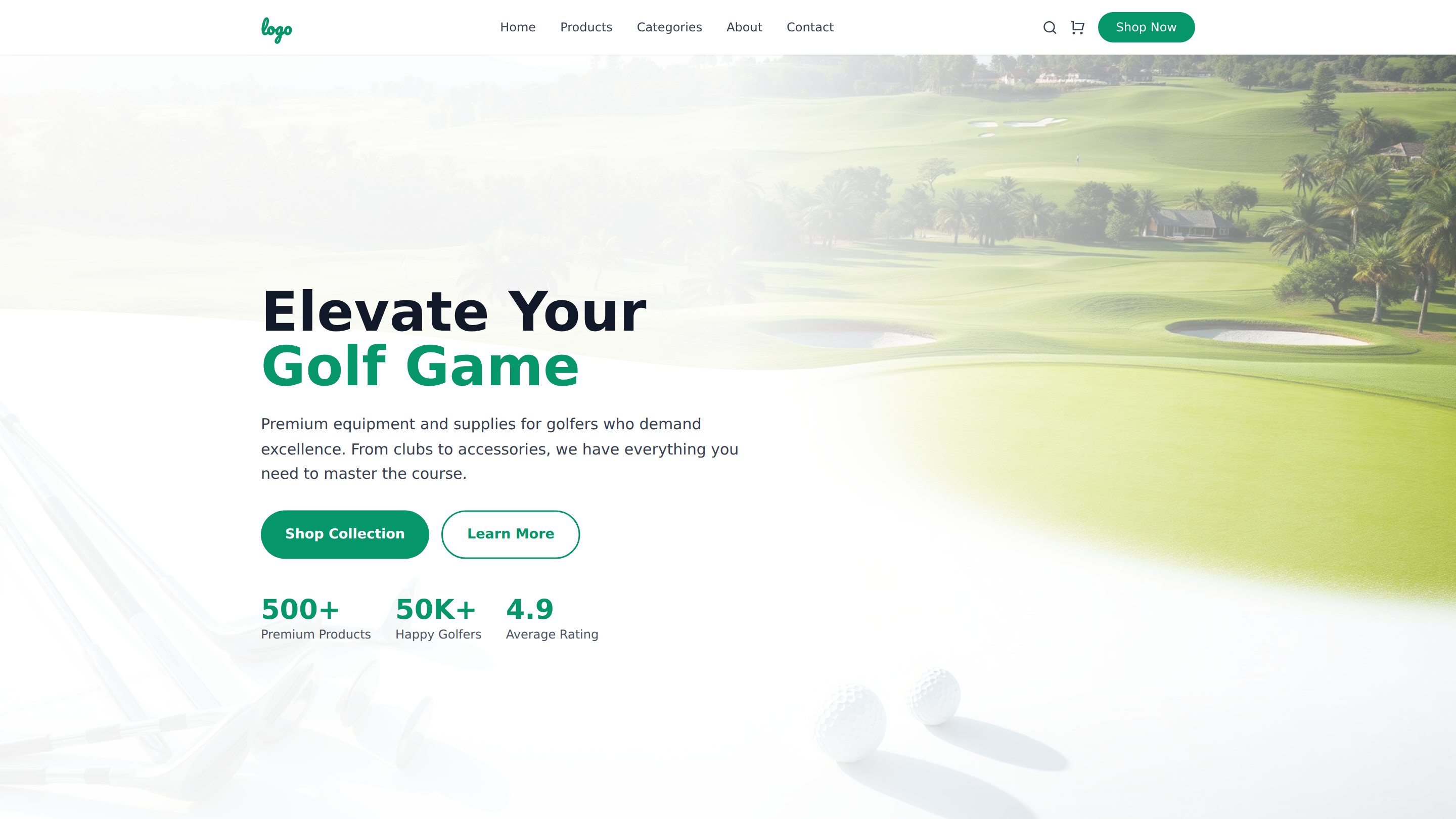 Golf Course Equipment and Supplies