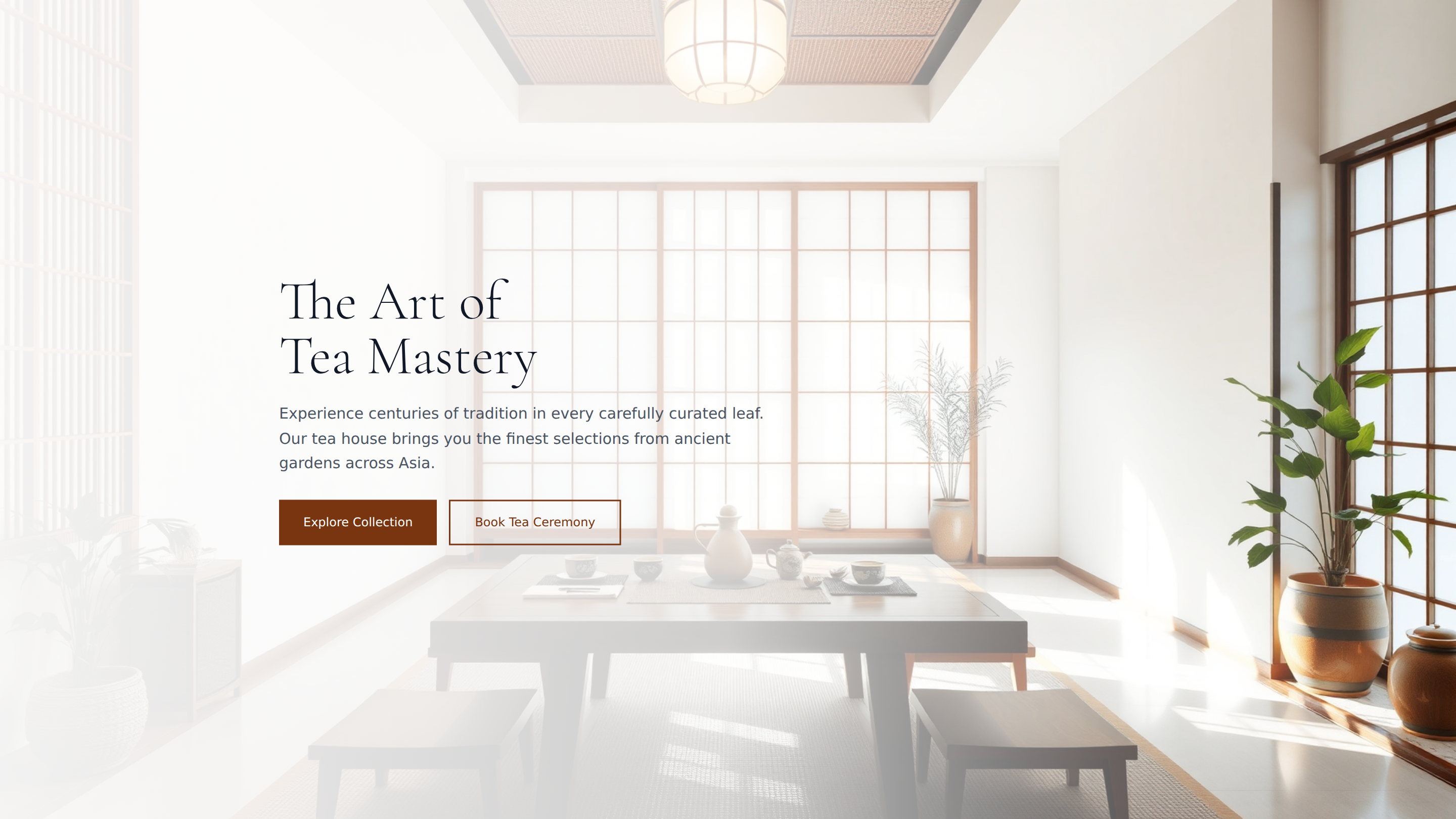High-End Tea House Operation & Planning
