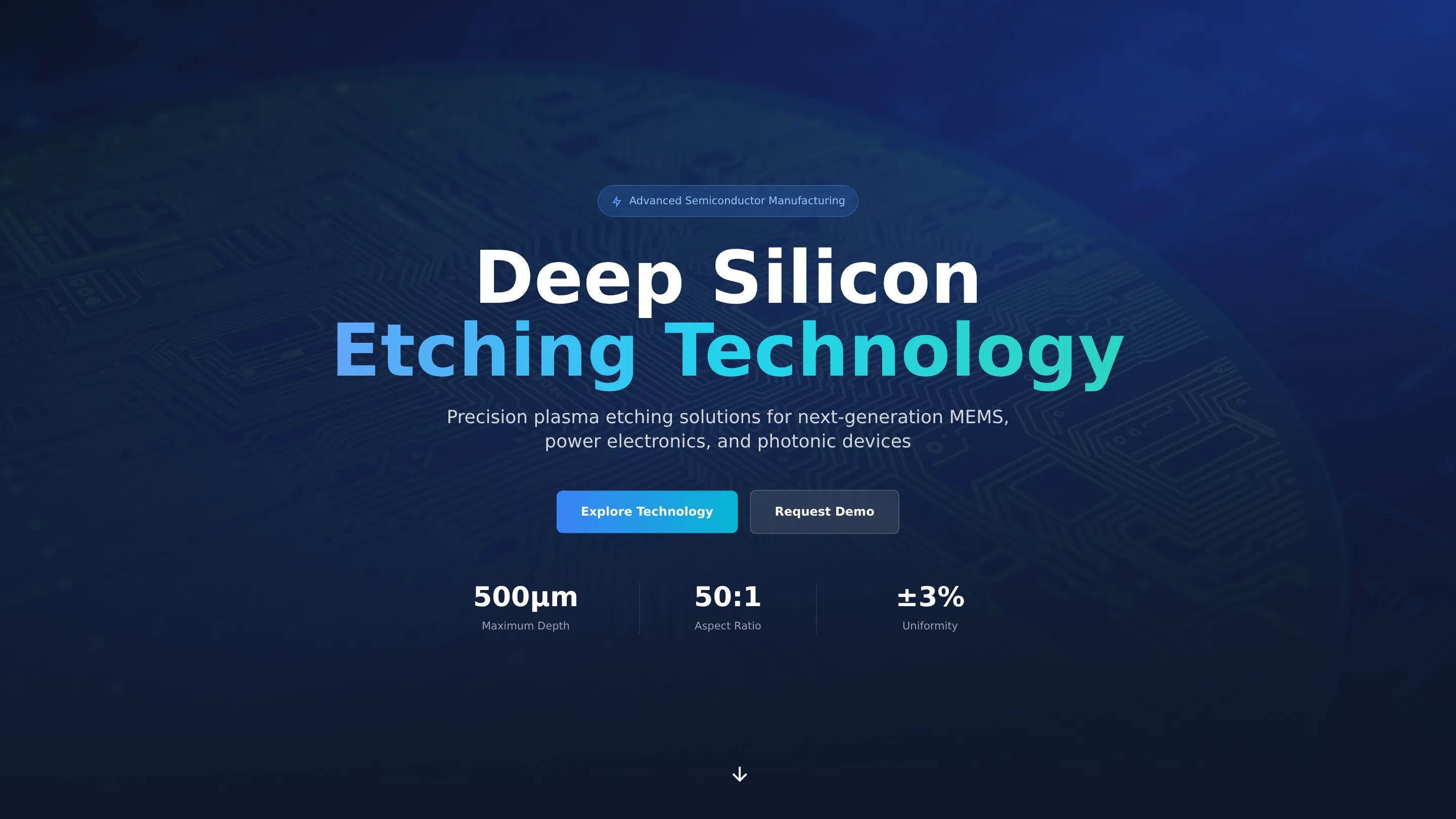 Deep Silicon Etching Technology