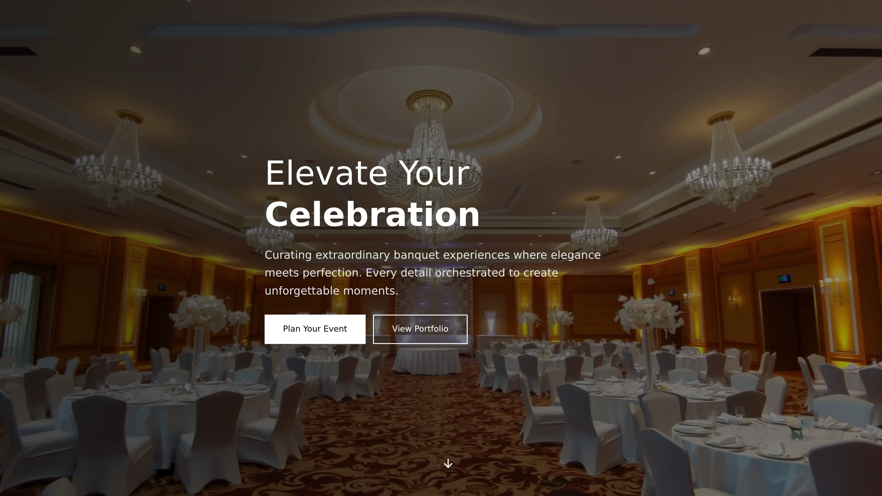 High-End Banquet Service & Arrangement