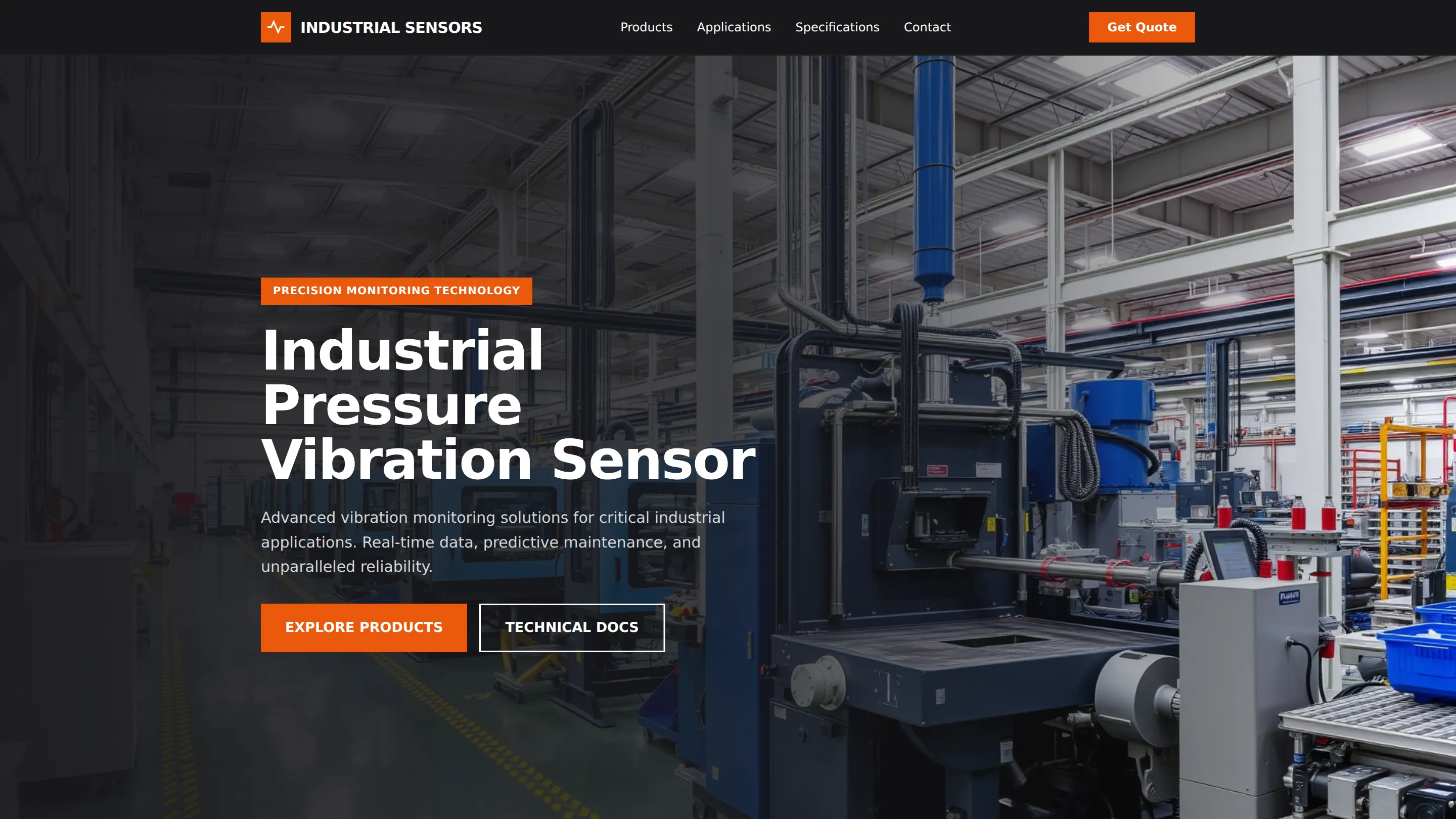 Industrial Pressure Vibration Sensor