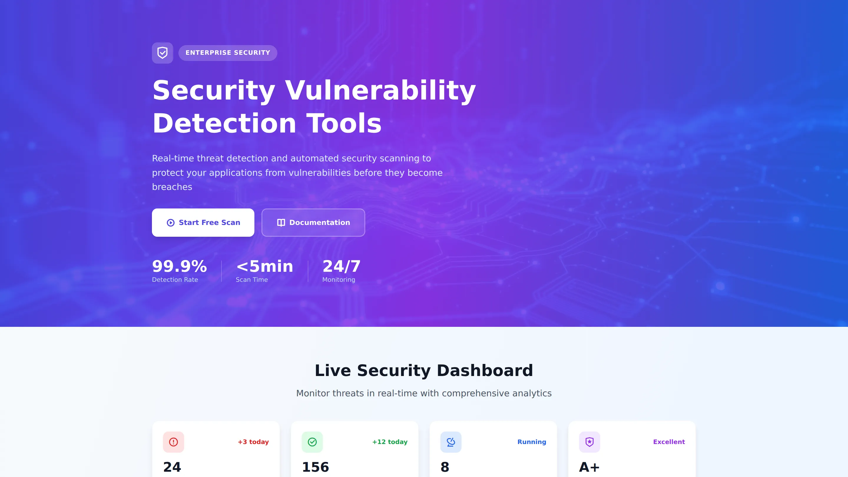 Security Vulnerability Detection Tools