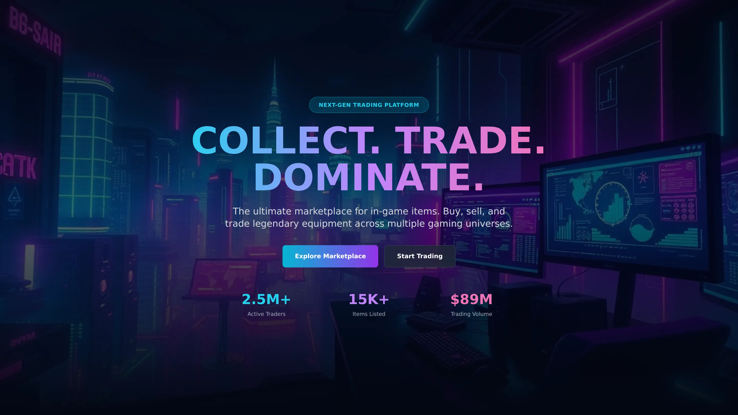 In-Game Item Collection and Trading Modes