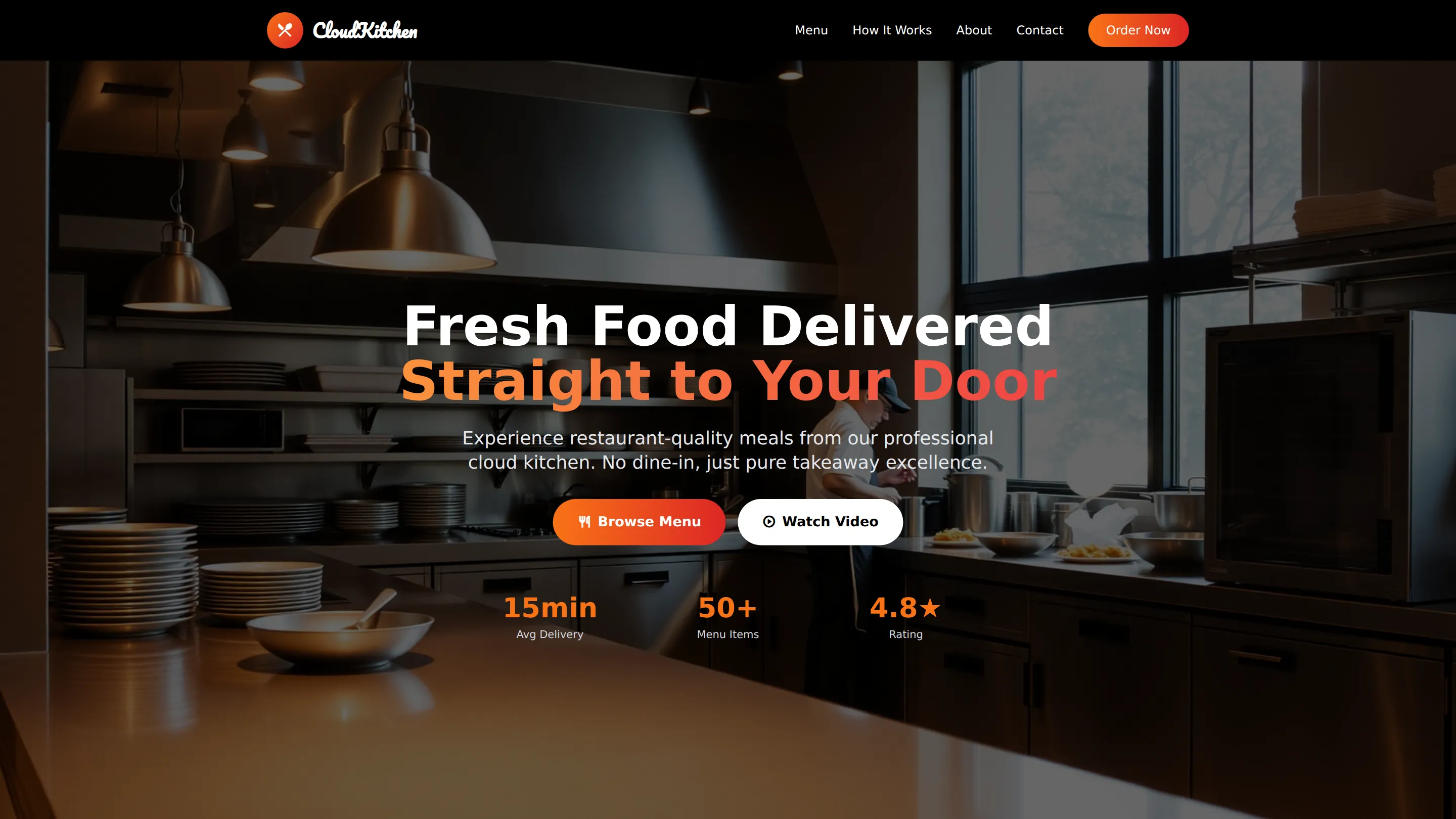 Cloud Kitchen (Takeaway-Only Kitchen)