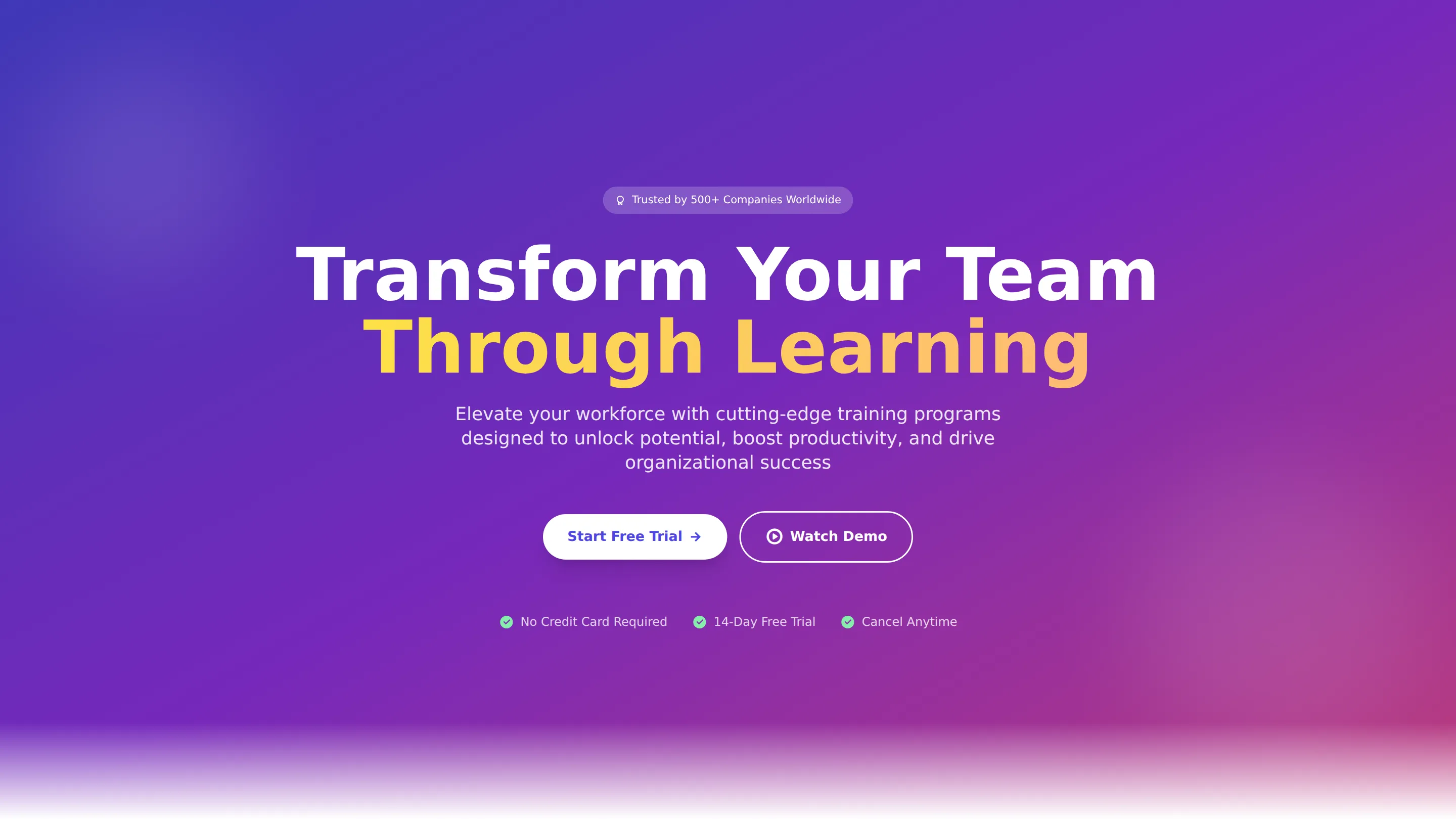 In-House Training & Staff Development