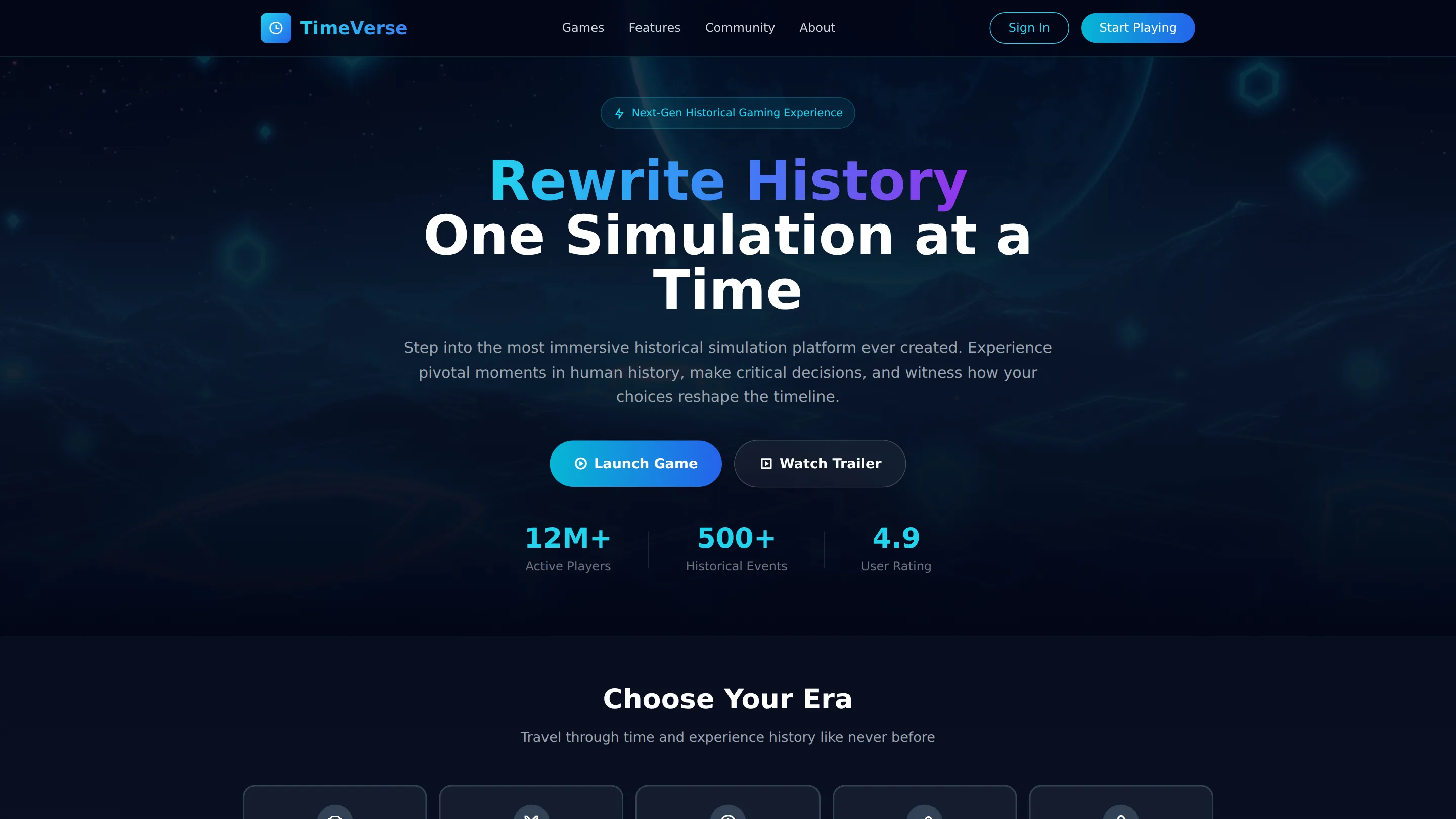 Virtual Historical Event Simulation Games