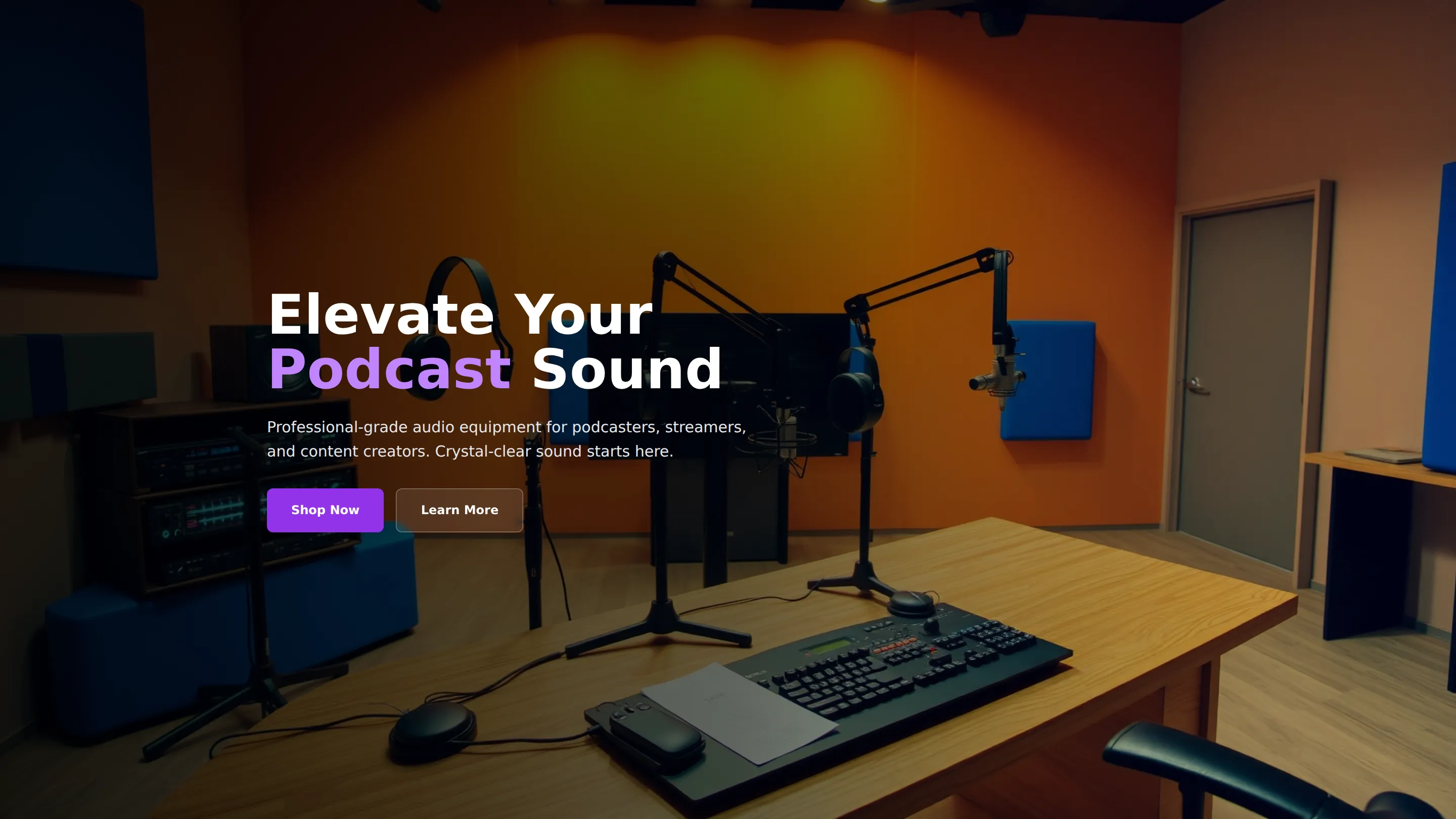 Podcast Audio Equipment