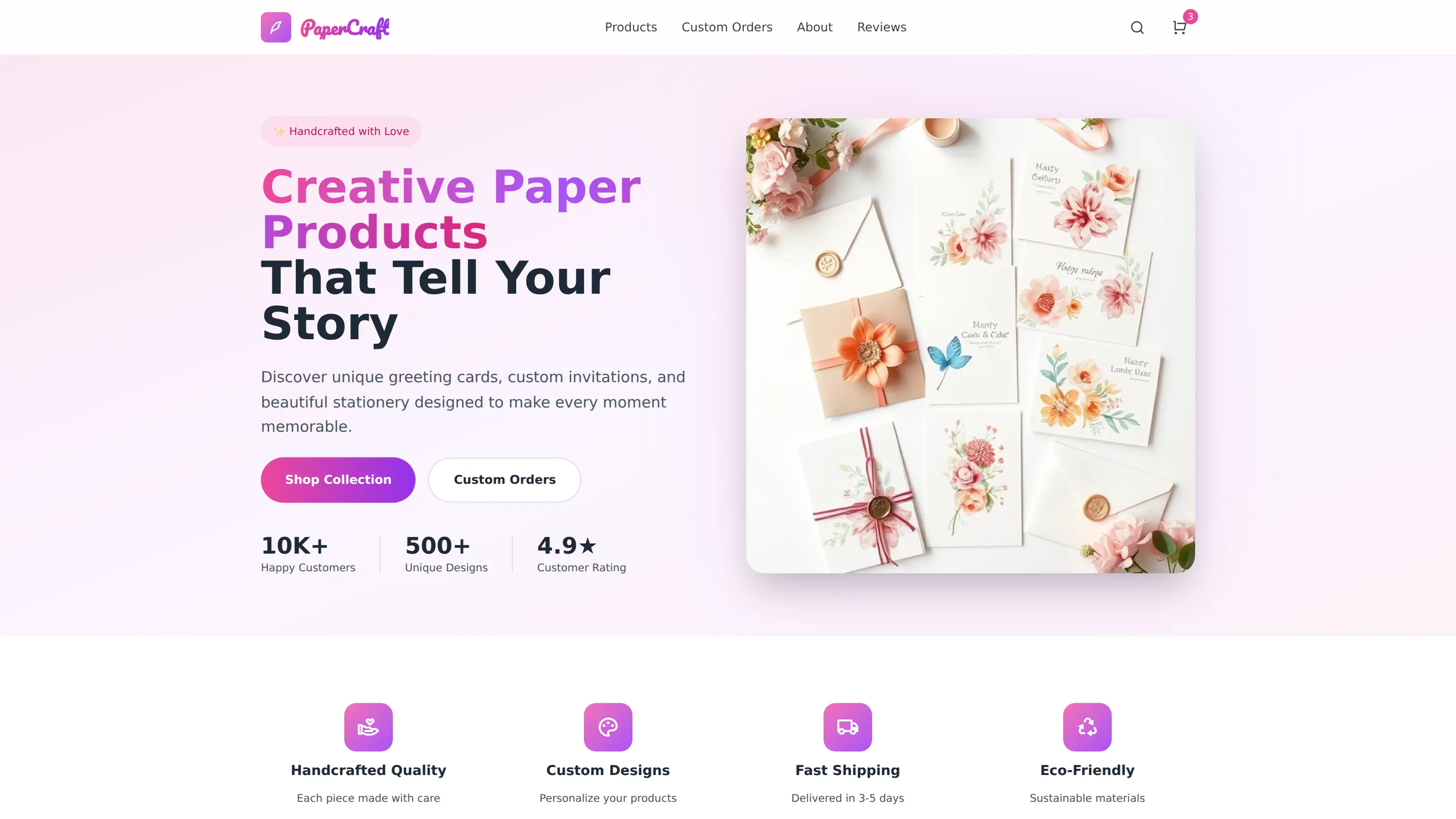 Creative Paper Products & Custom Cards