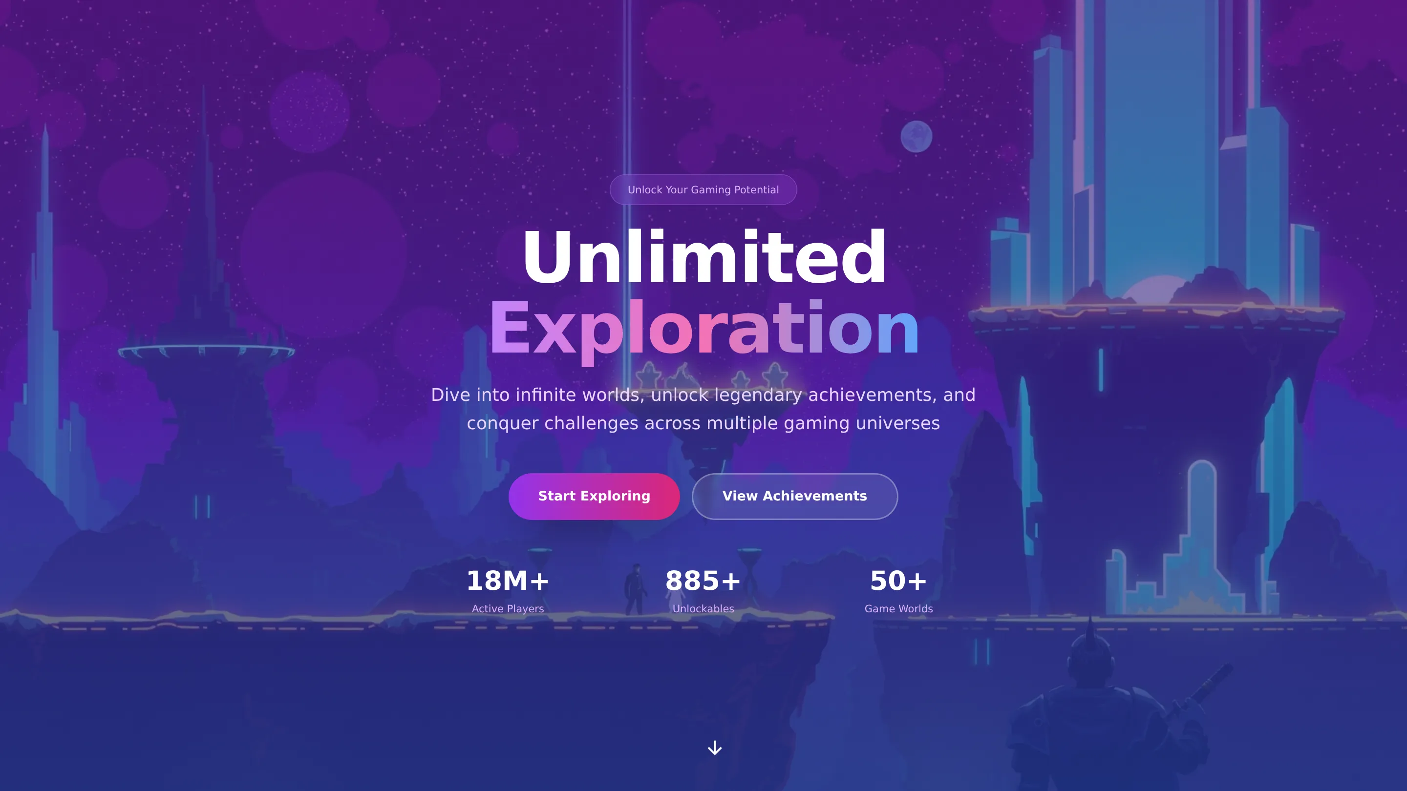 Unlimited Exploration and Unlocking Game
