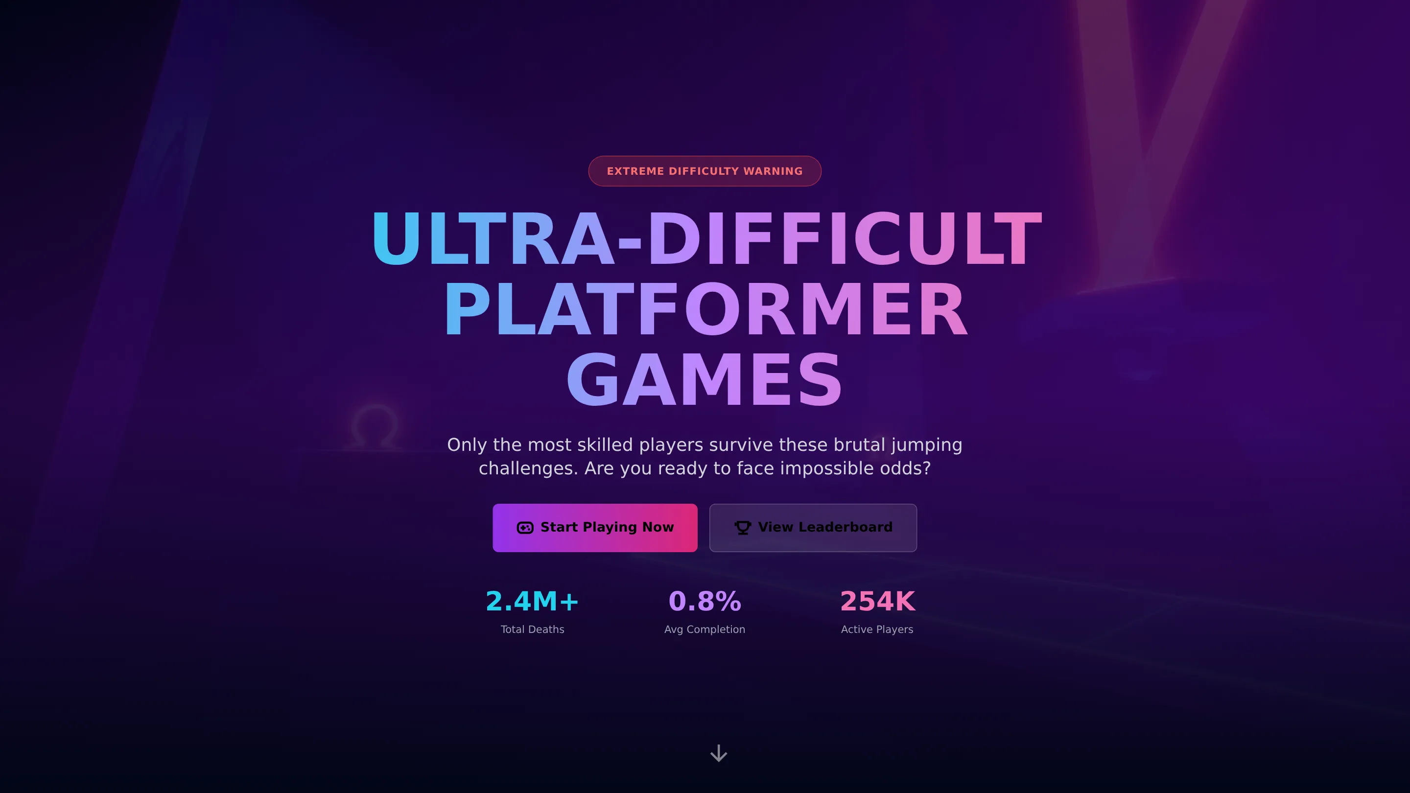 Ultra-Difficult Platformer Jumping Games