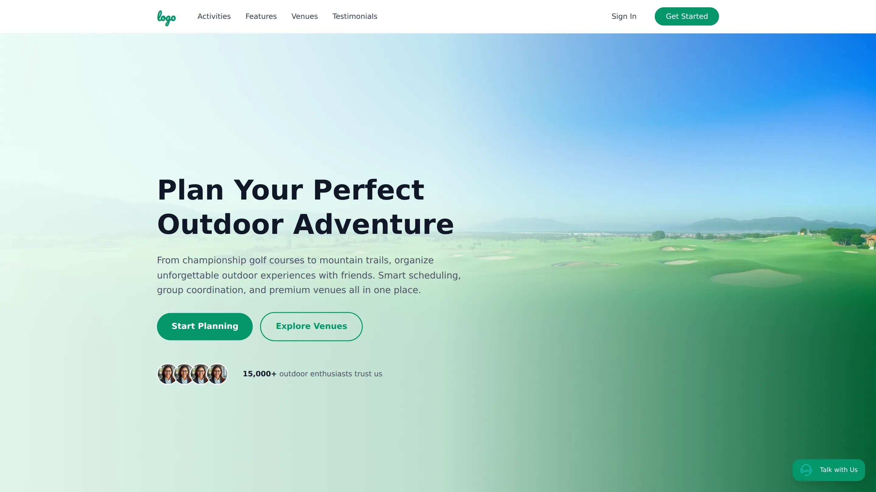 Planning Golf & Outdoor Sports Activities Planning Golf & Outdoor Sports Activities