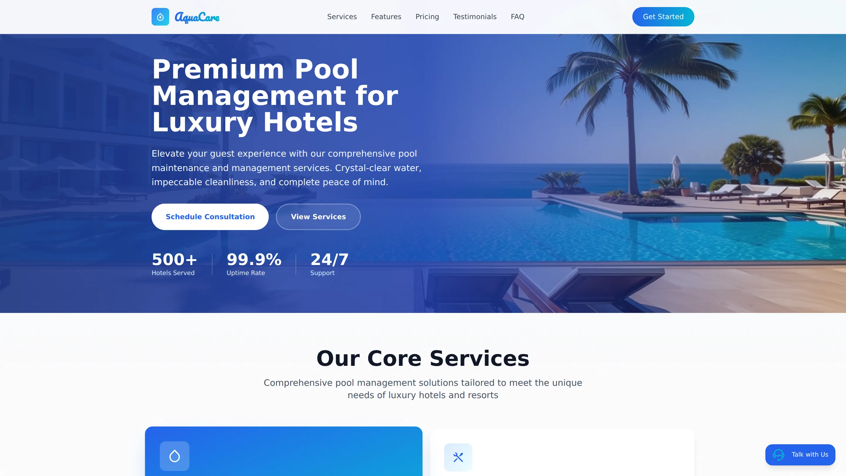 Hotel Swimming Pool Management Service