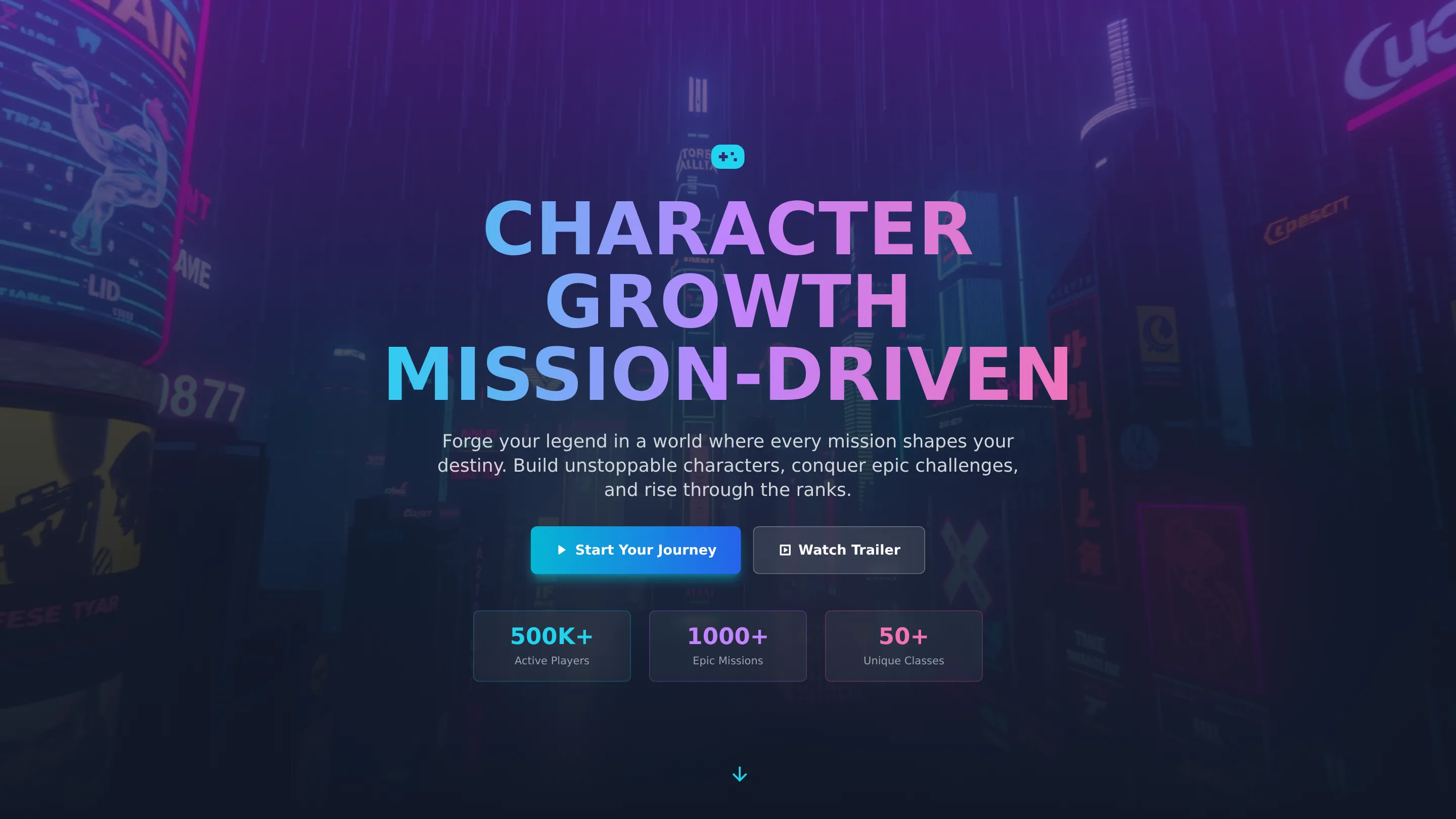 Character Growth and Mission-Driven Games