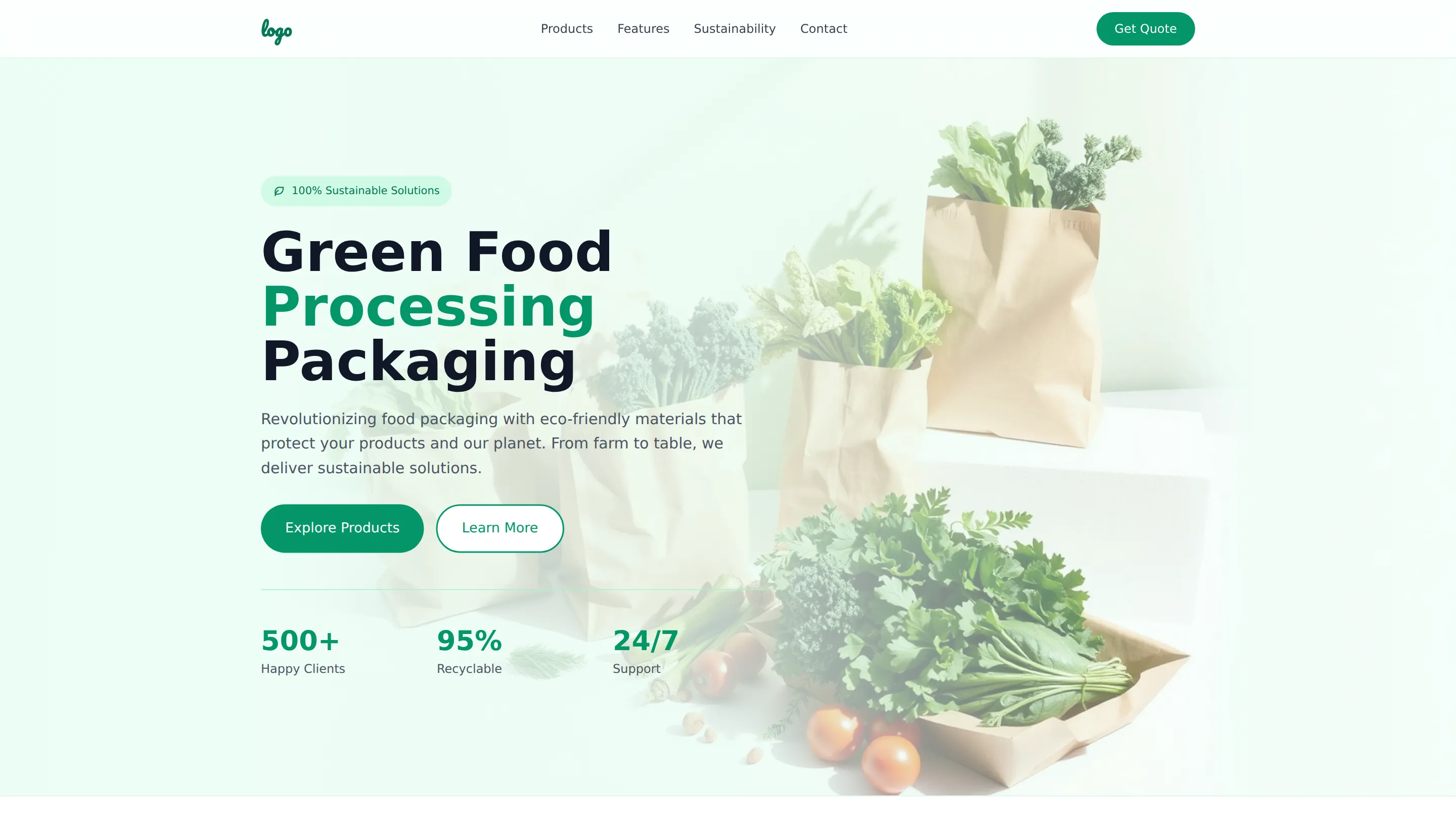 Green Food Processing Packaging