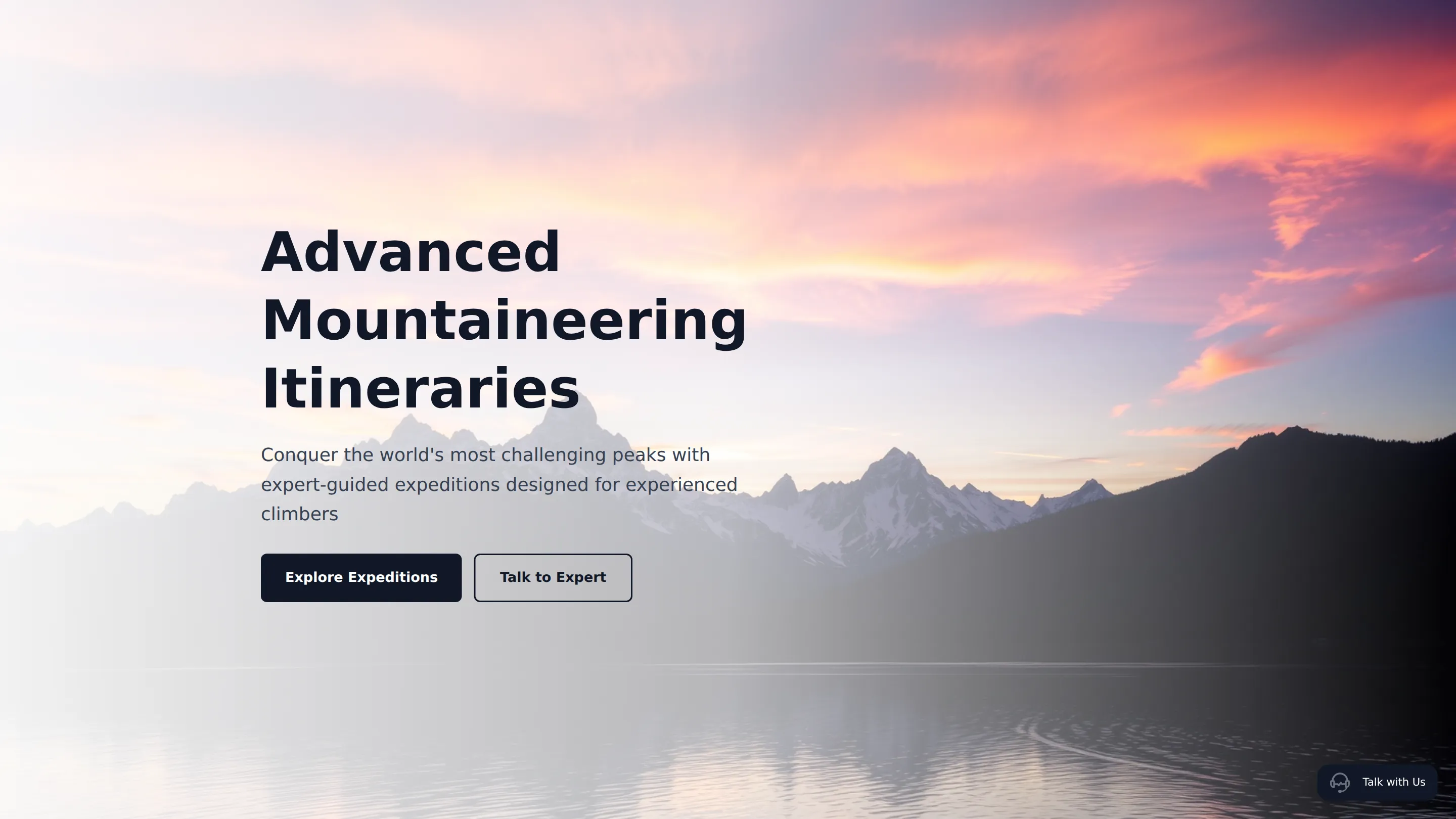 Advanced Mountaineering Itineraries Advanced Mountaineering Itineraries