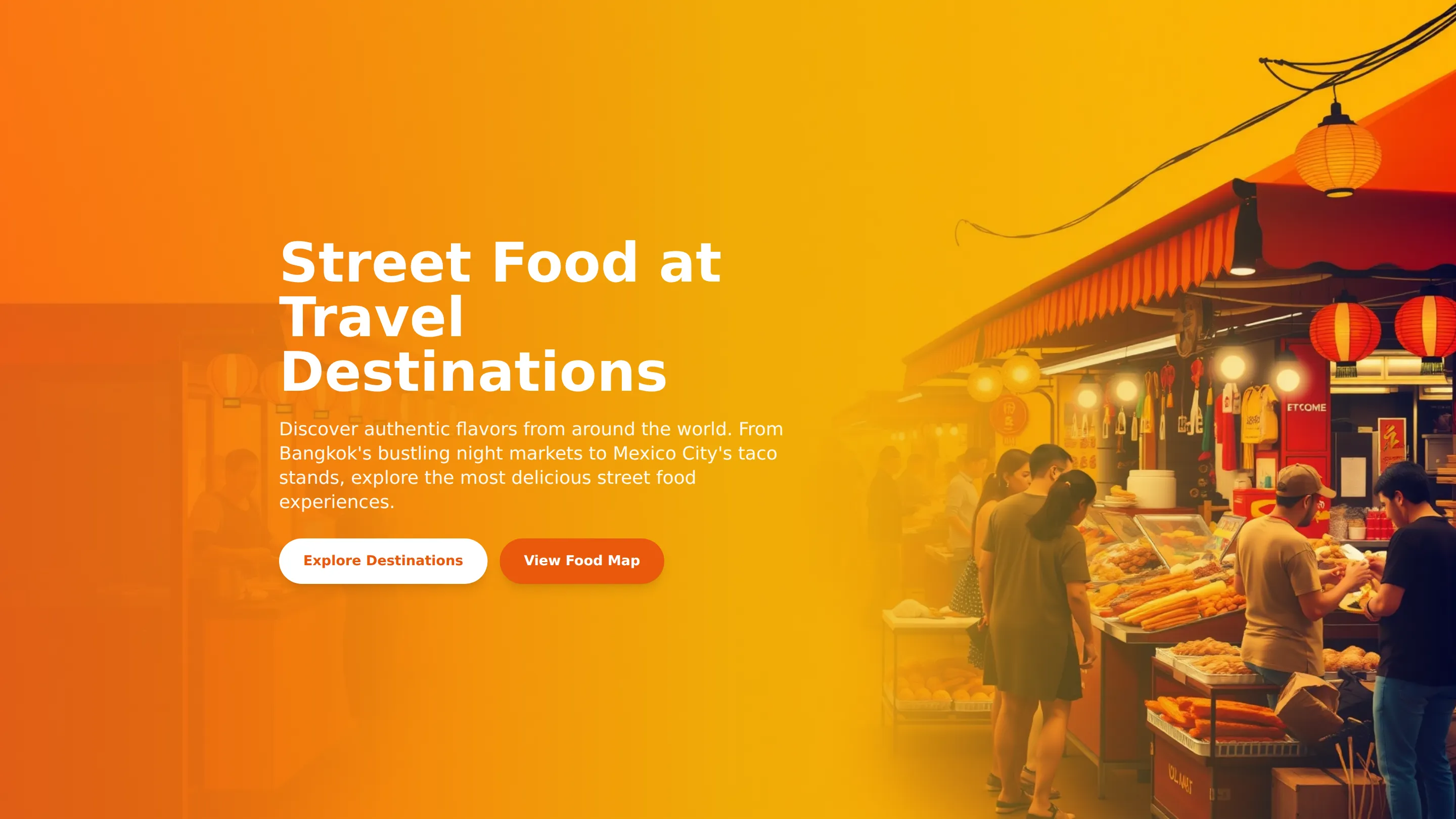 Street Food at Travel Destinations