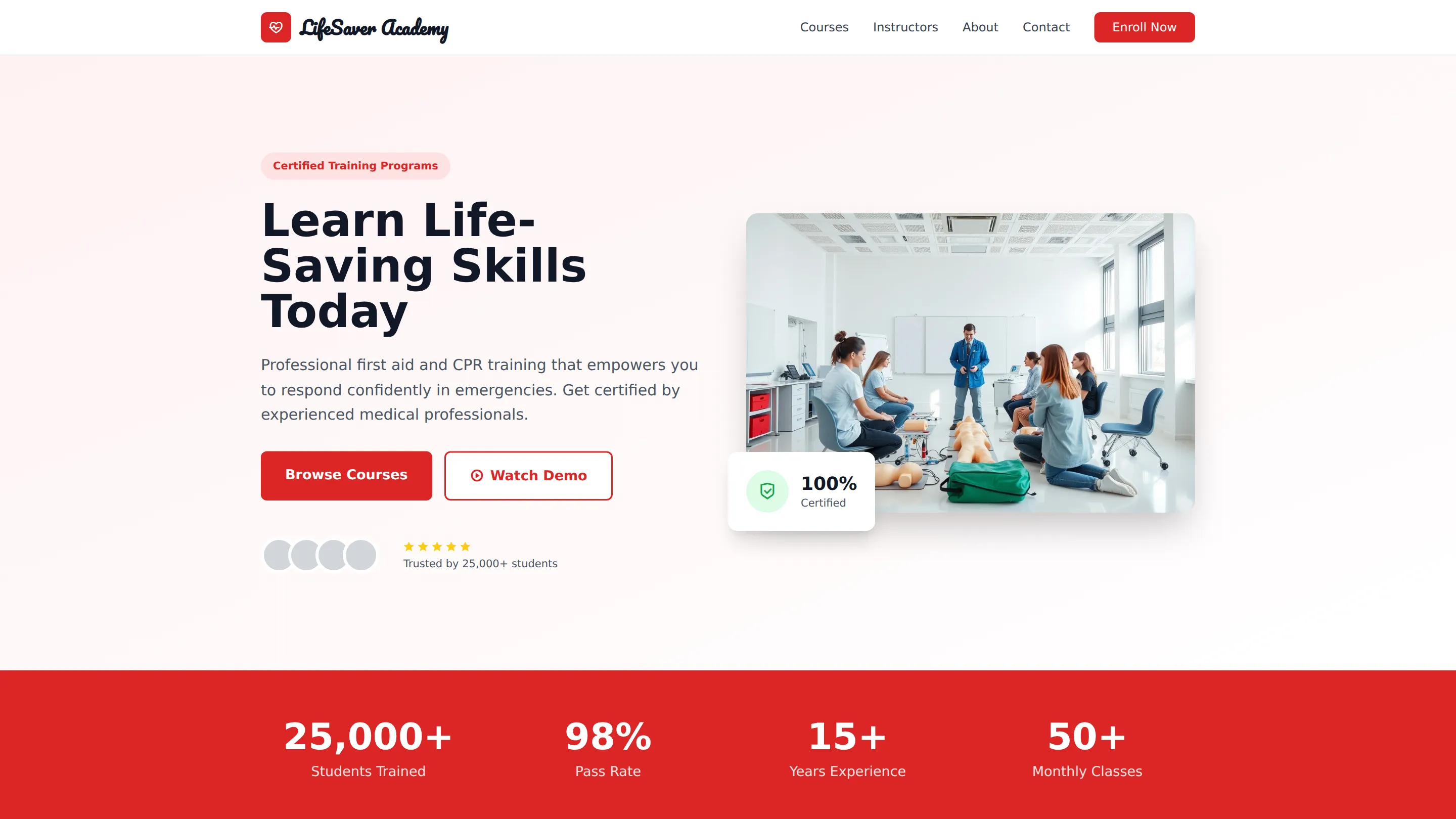 Basic First Aid and CPR Courses