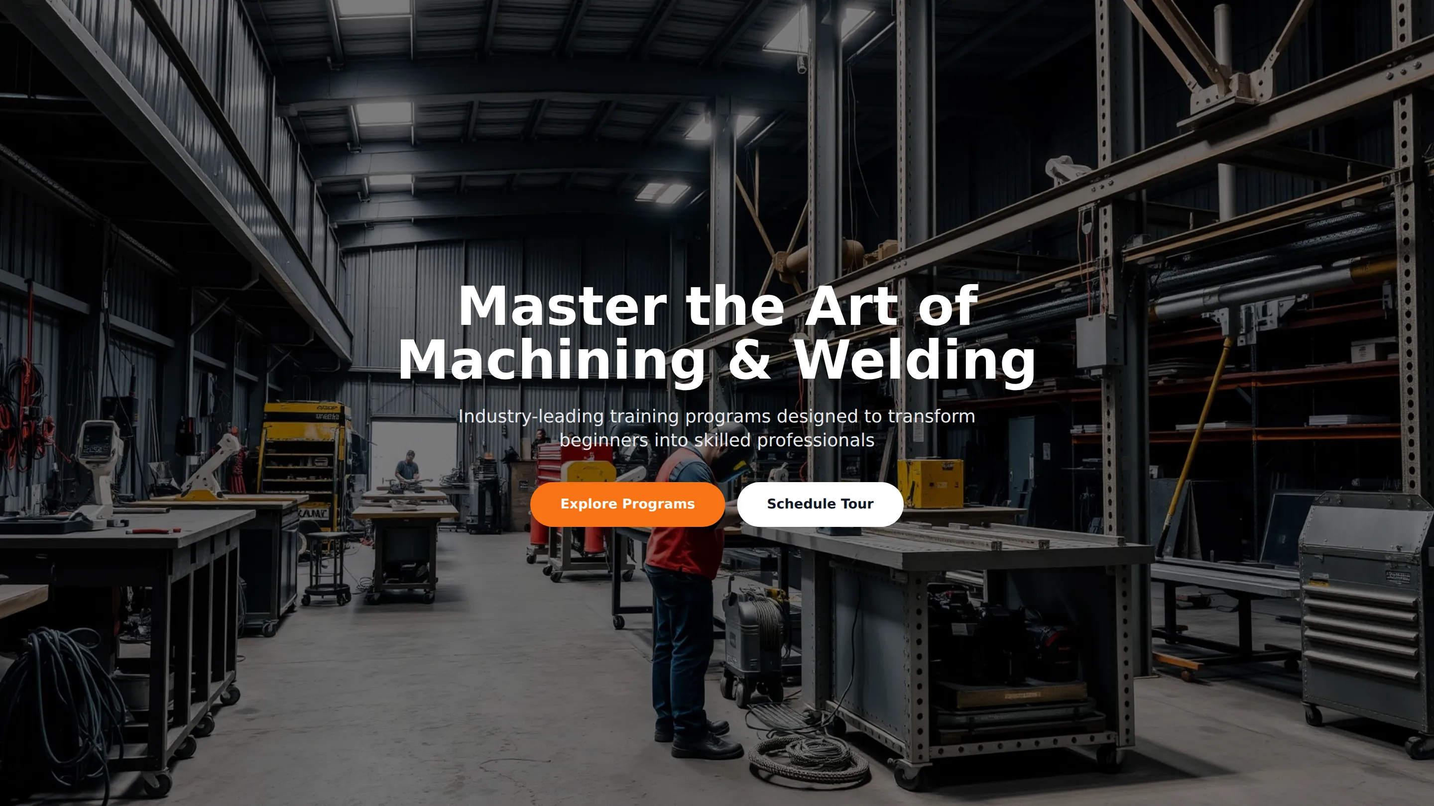 Machining and Welding Technology Training